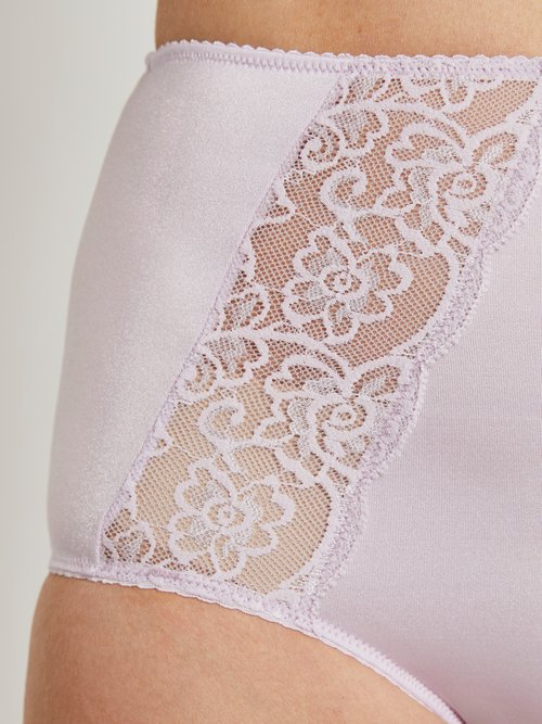Culotte enveloppante dentelle Femme Violet DORALIA DE1