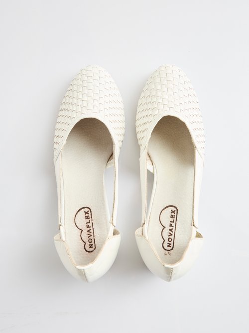 Escarpins à talon cuir Femme Blanc ORNERA OV1