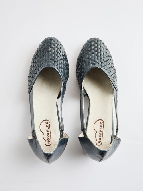 Escarpins à talon cuir Femme Bleu ORNERA OV1