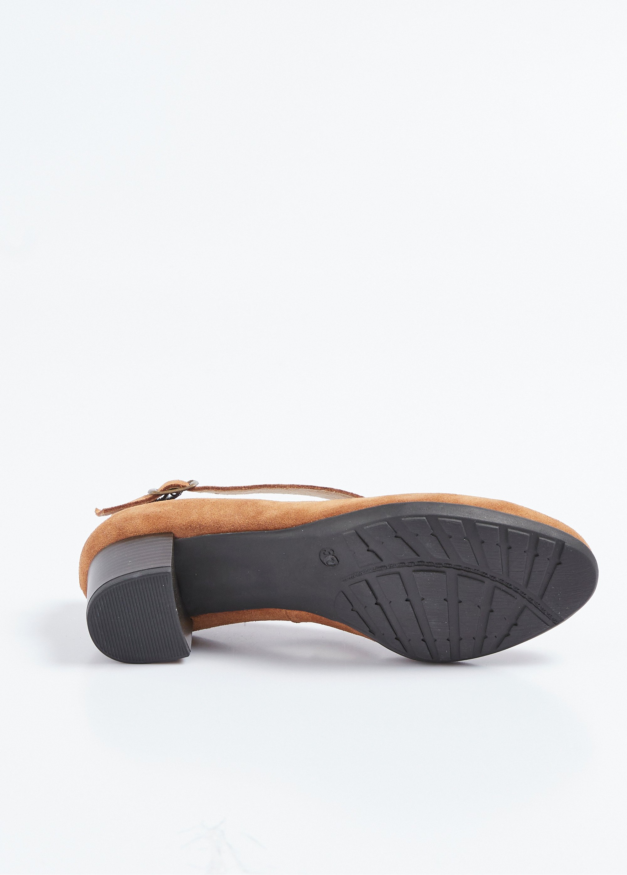 Escarpins à talons largeur confort cuir Femme Beige OBRIDGE UN1