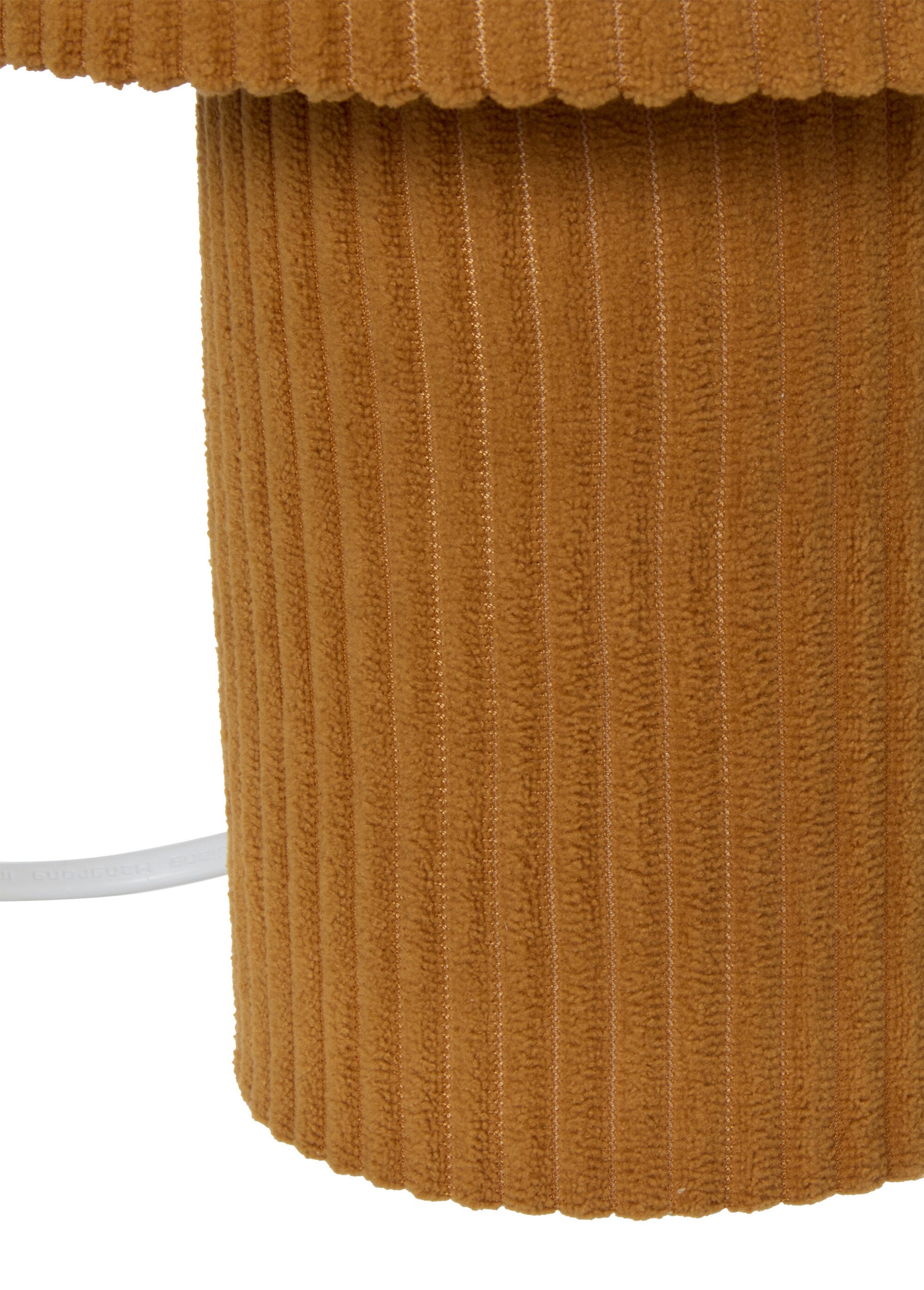 Lampe recouverte velours cotelé JOLINA MARRON JJA-213761C DE2