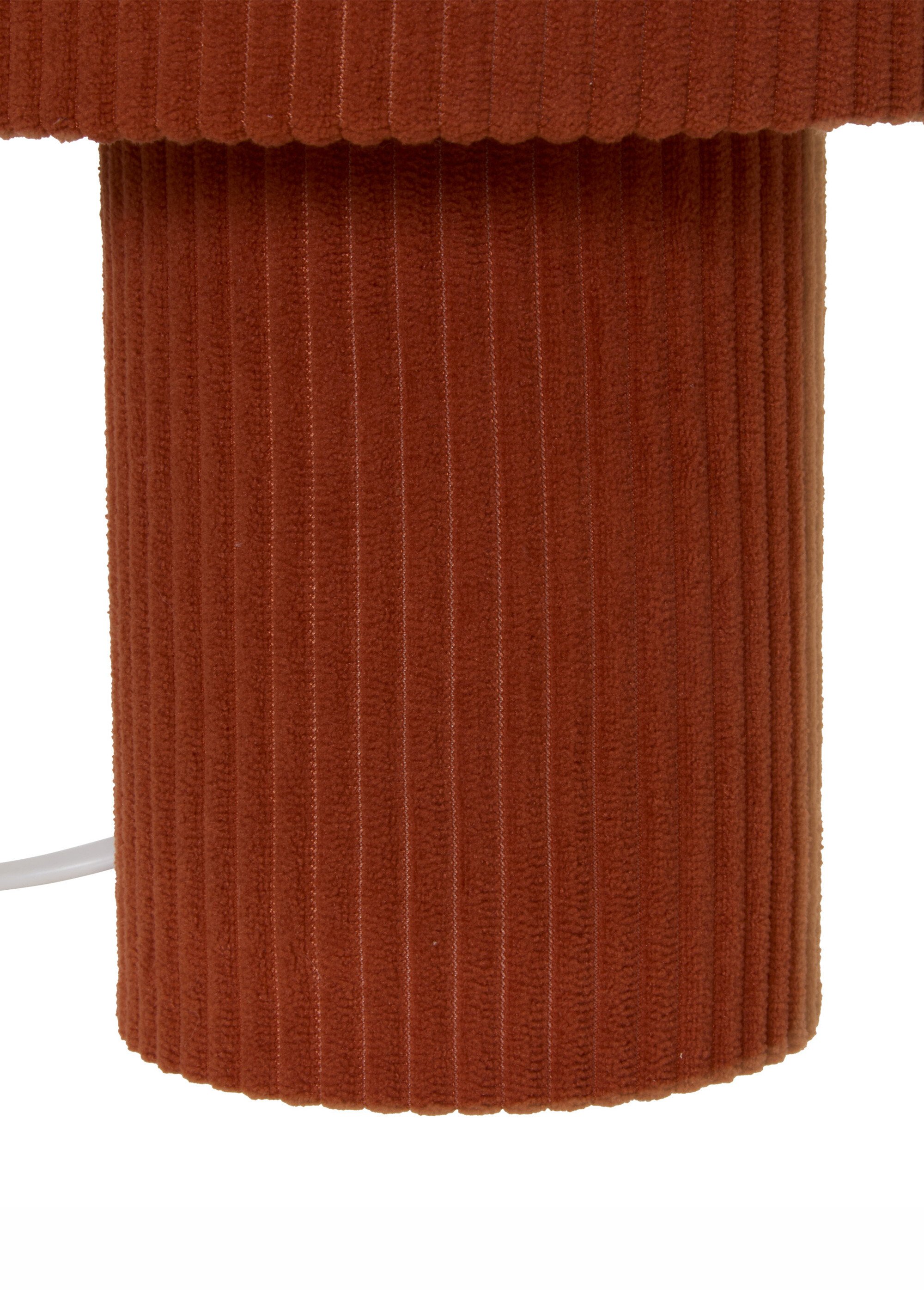 Lampe recouverte velours cotelé JOLINA ORANGE JJA-213761C DE2