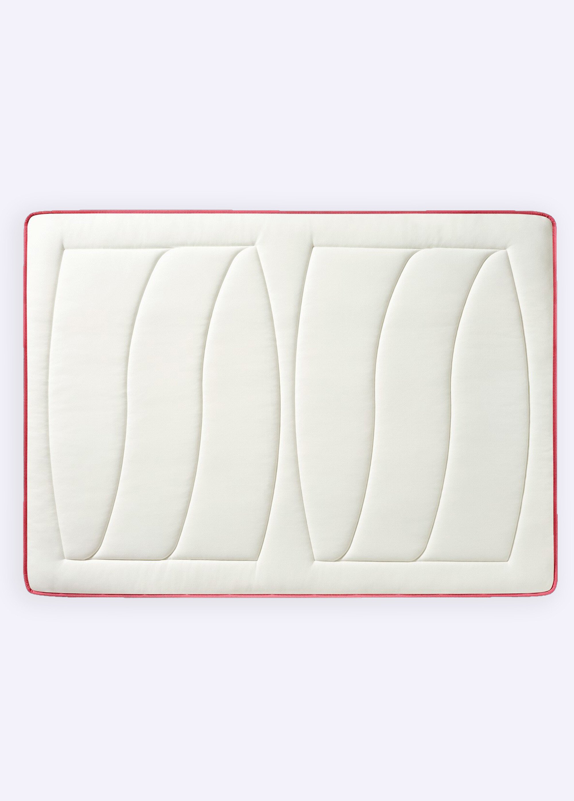 Matelas à ressorts ferme anti acariens, haut. 14cm BLANC MER-DU-MATIN OV1