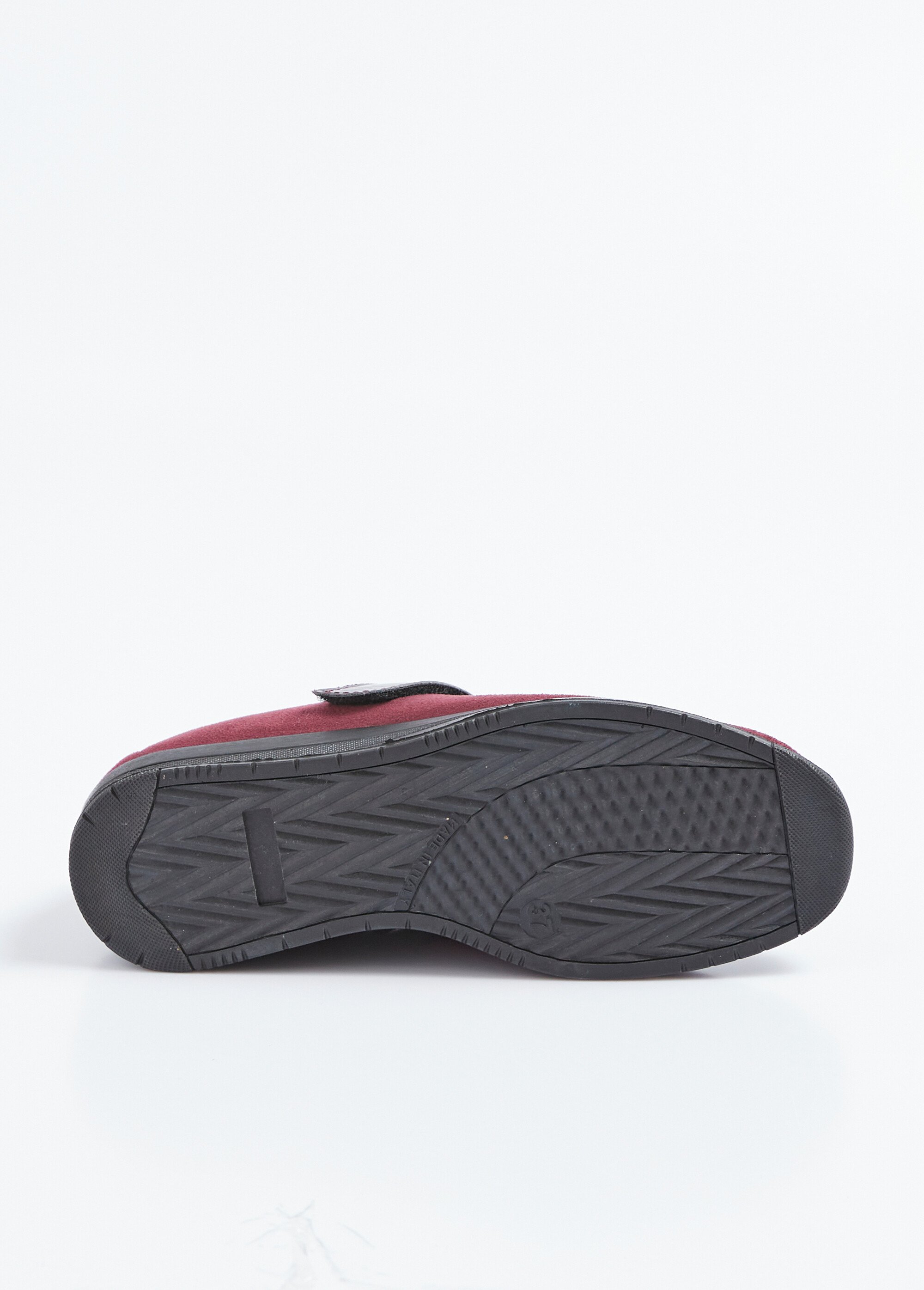 Mocassin élastiqués scratchés largeur confort emboîtants Femme Rouge ODILIQUE UN1