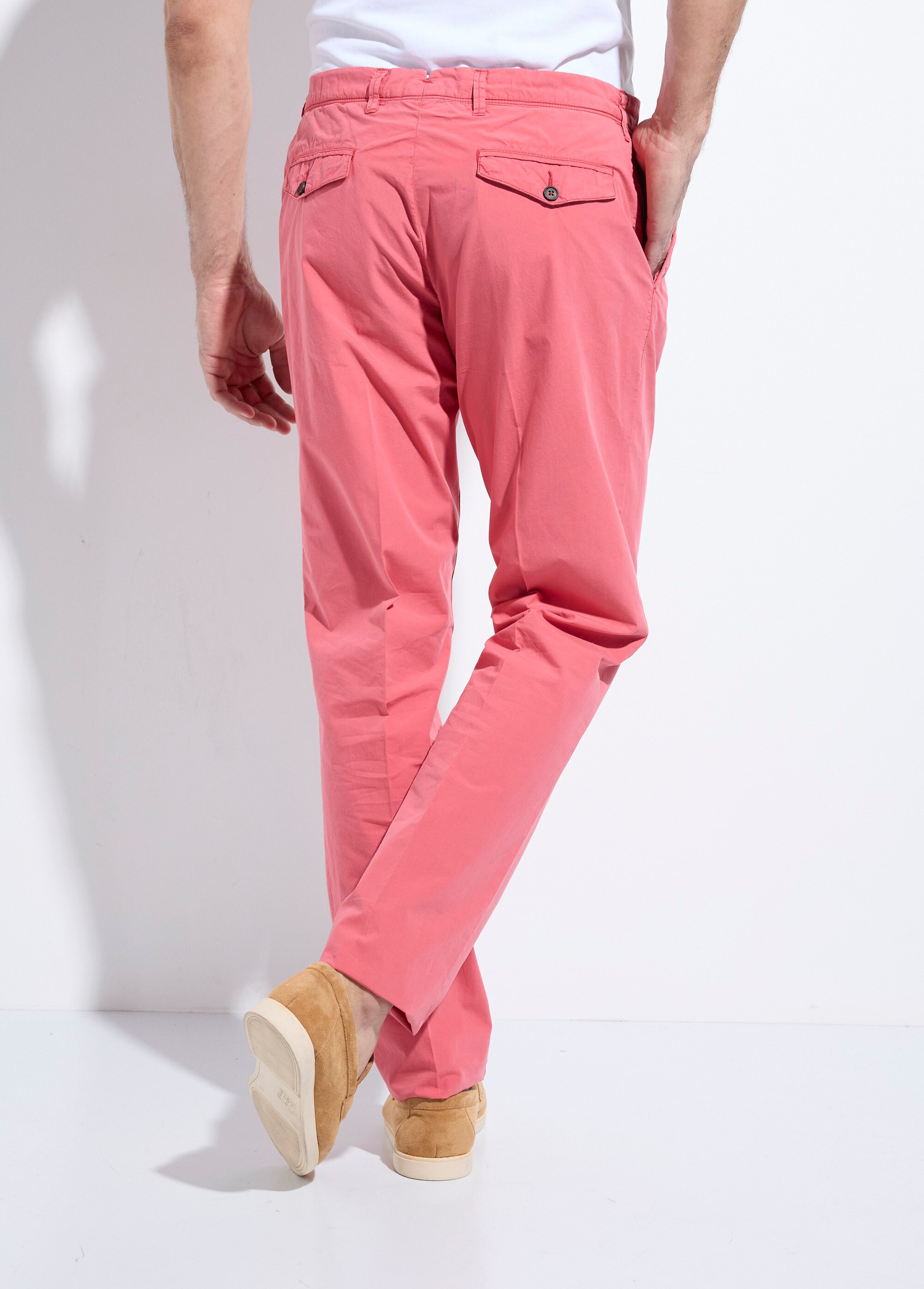 Pantalon chino chic, poches italiennes