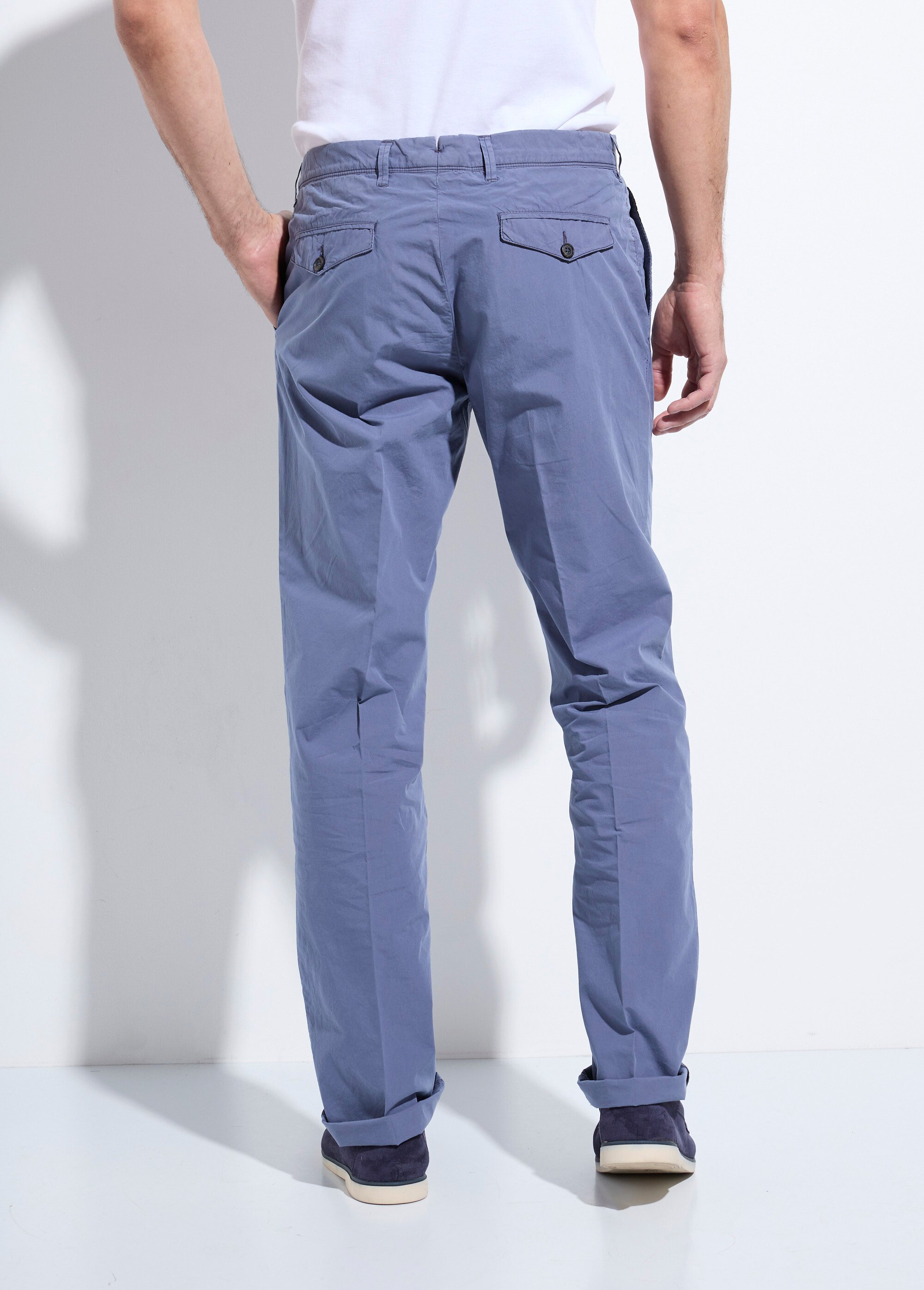 Pantalon chino chic, poches italiennes