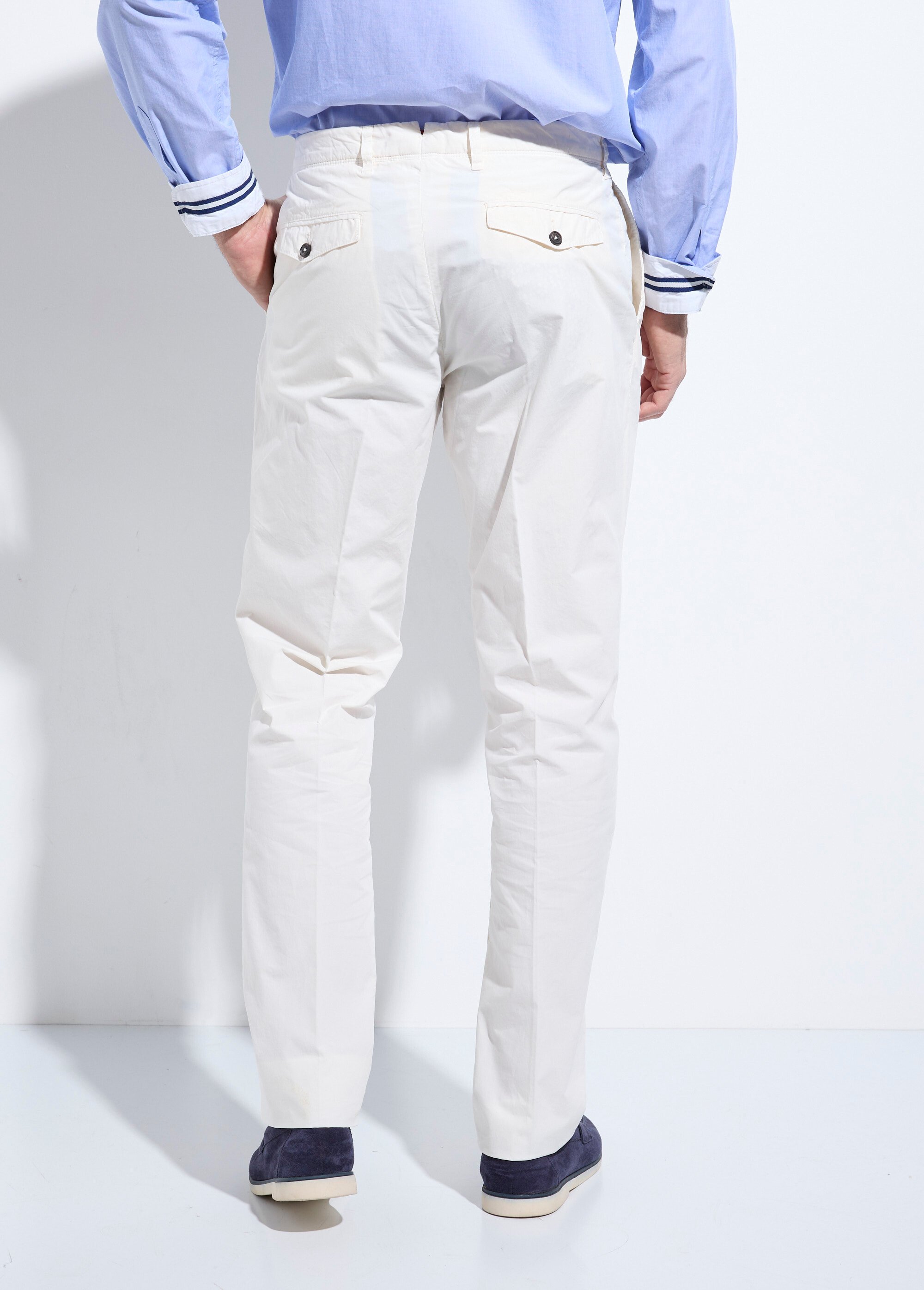 Pantalon chino chic, poches italiennes