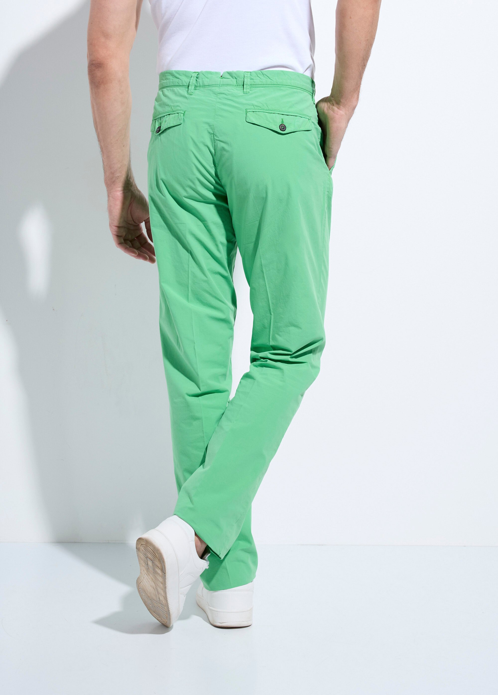 Pantalon chino chic, poches italiennes