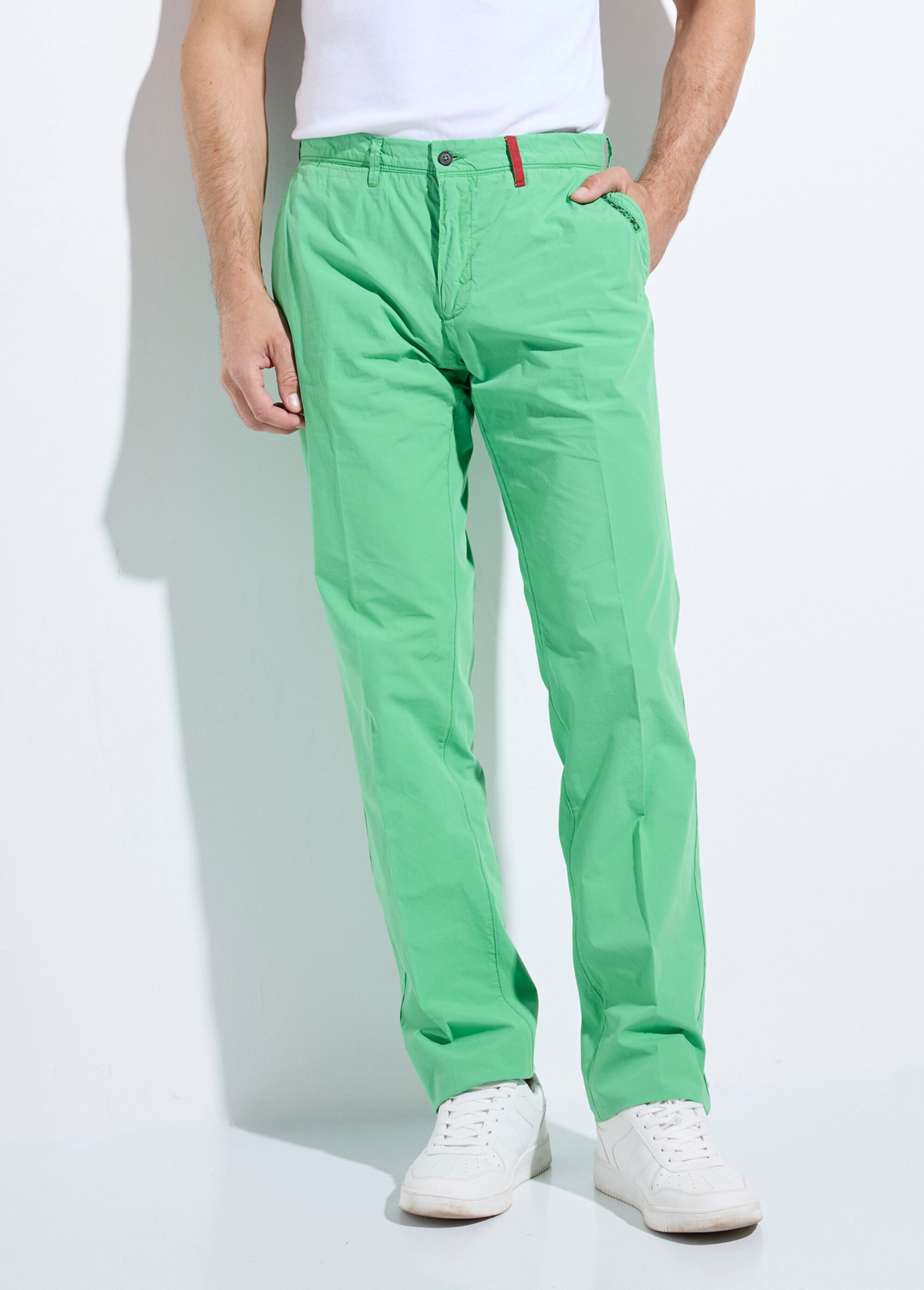 Pantalon chino chic, poches italiennes