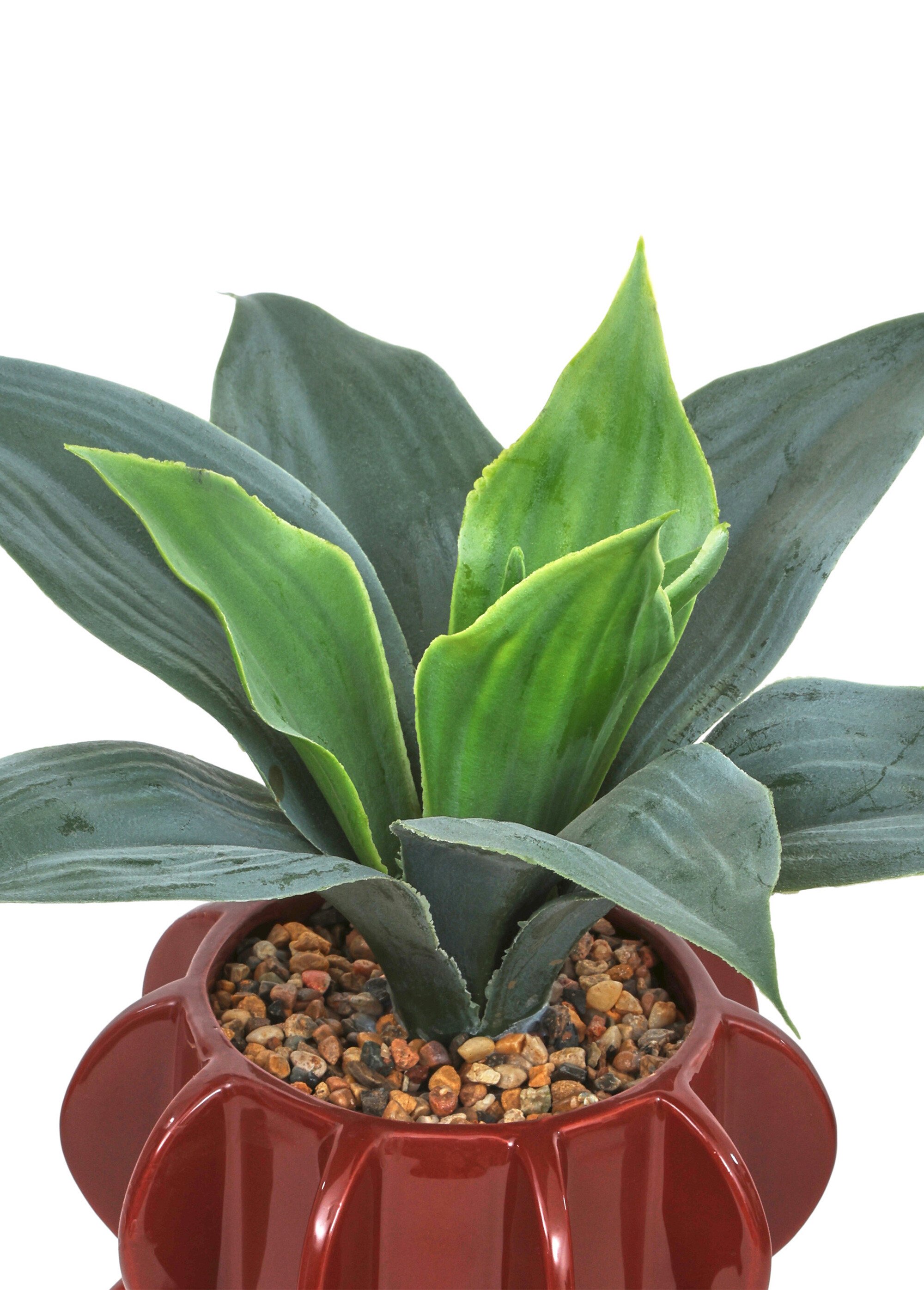 Plante artificielle pot céramique HOMY Orange JJA-218930 DE2