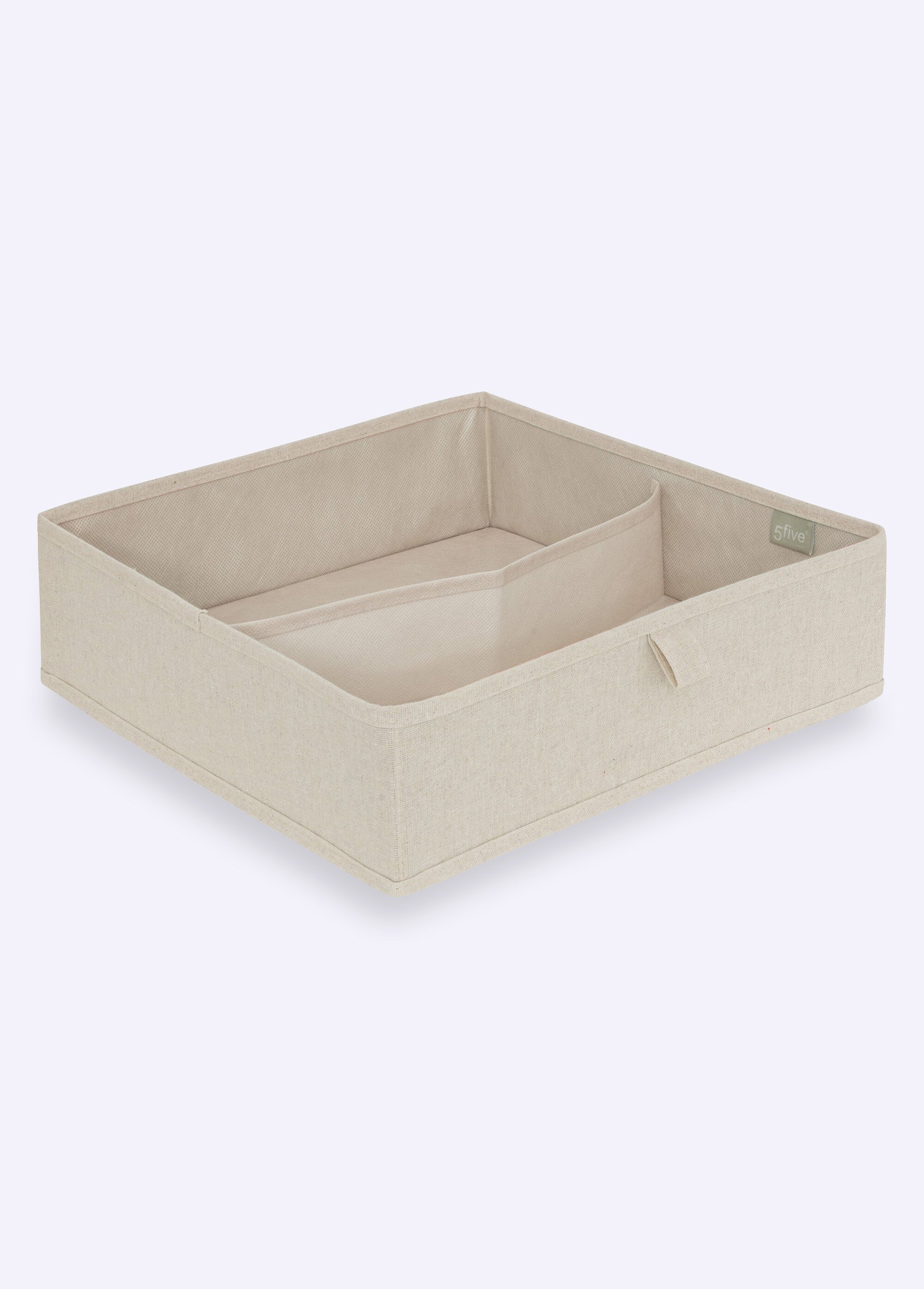 Rangement tiroirs 2 grands compartiments Beige JJA-203159 FA1