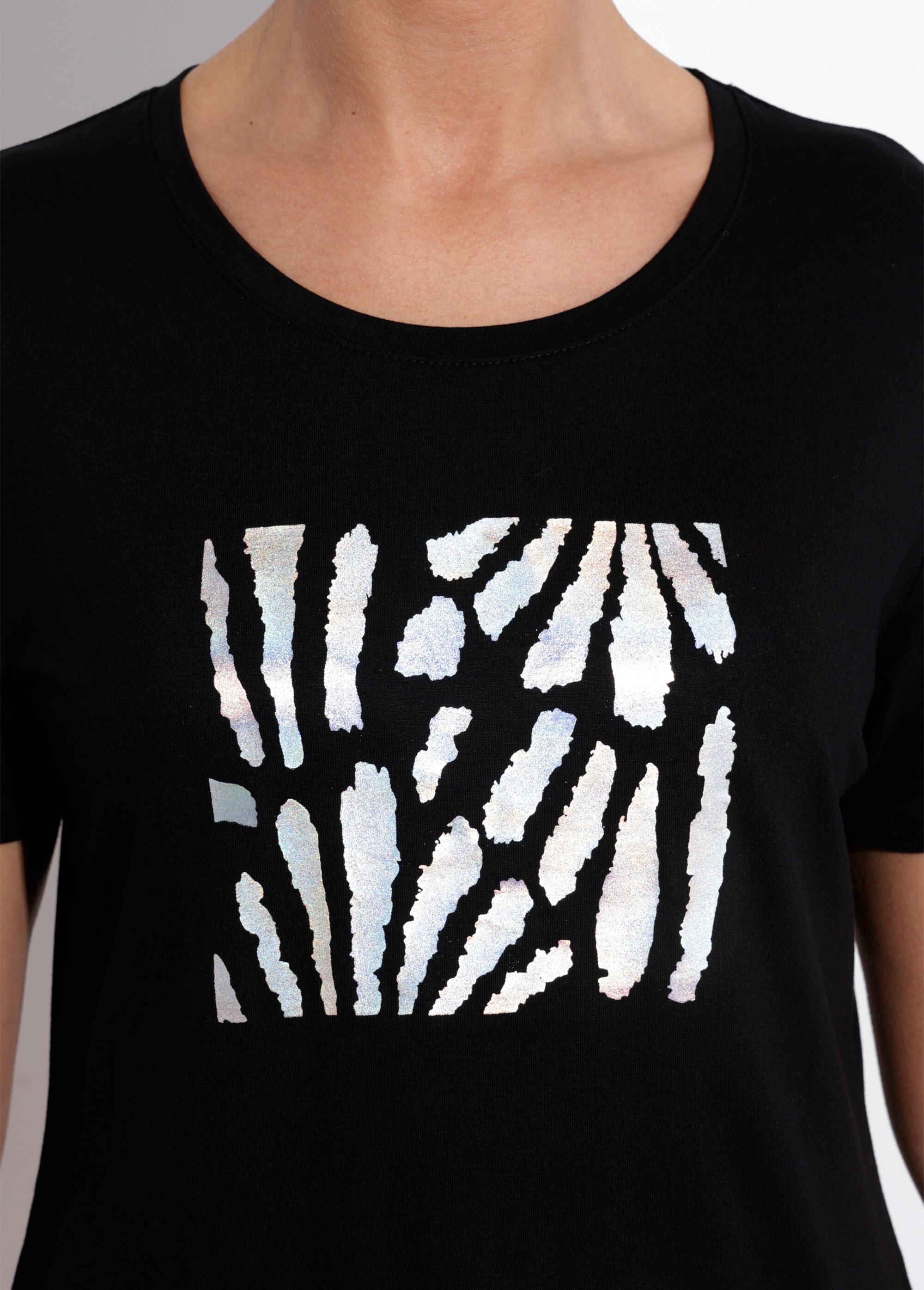 T-shirt manches courtes motif graphique