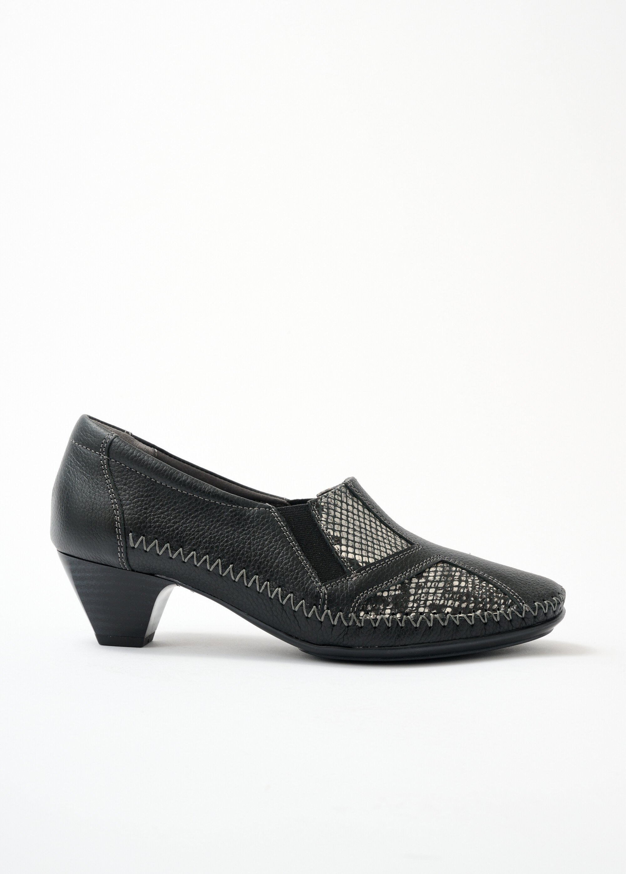 Escarpins montage intégral pieds sensibles Femme Noir OSTENDE DR1