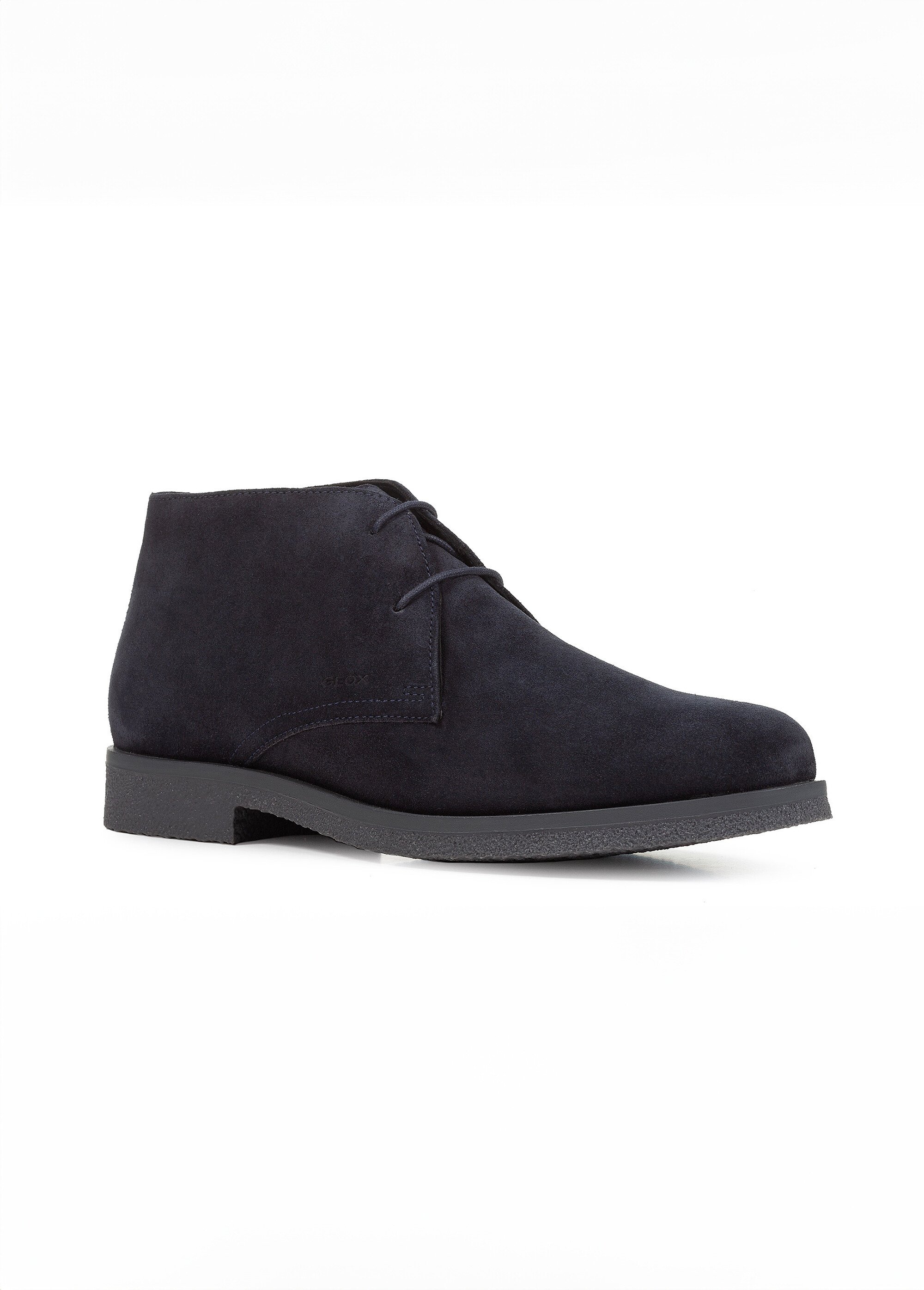 Bottines à lacets style desert boots Homme Bleu GEO-U0458A FA1