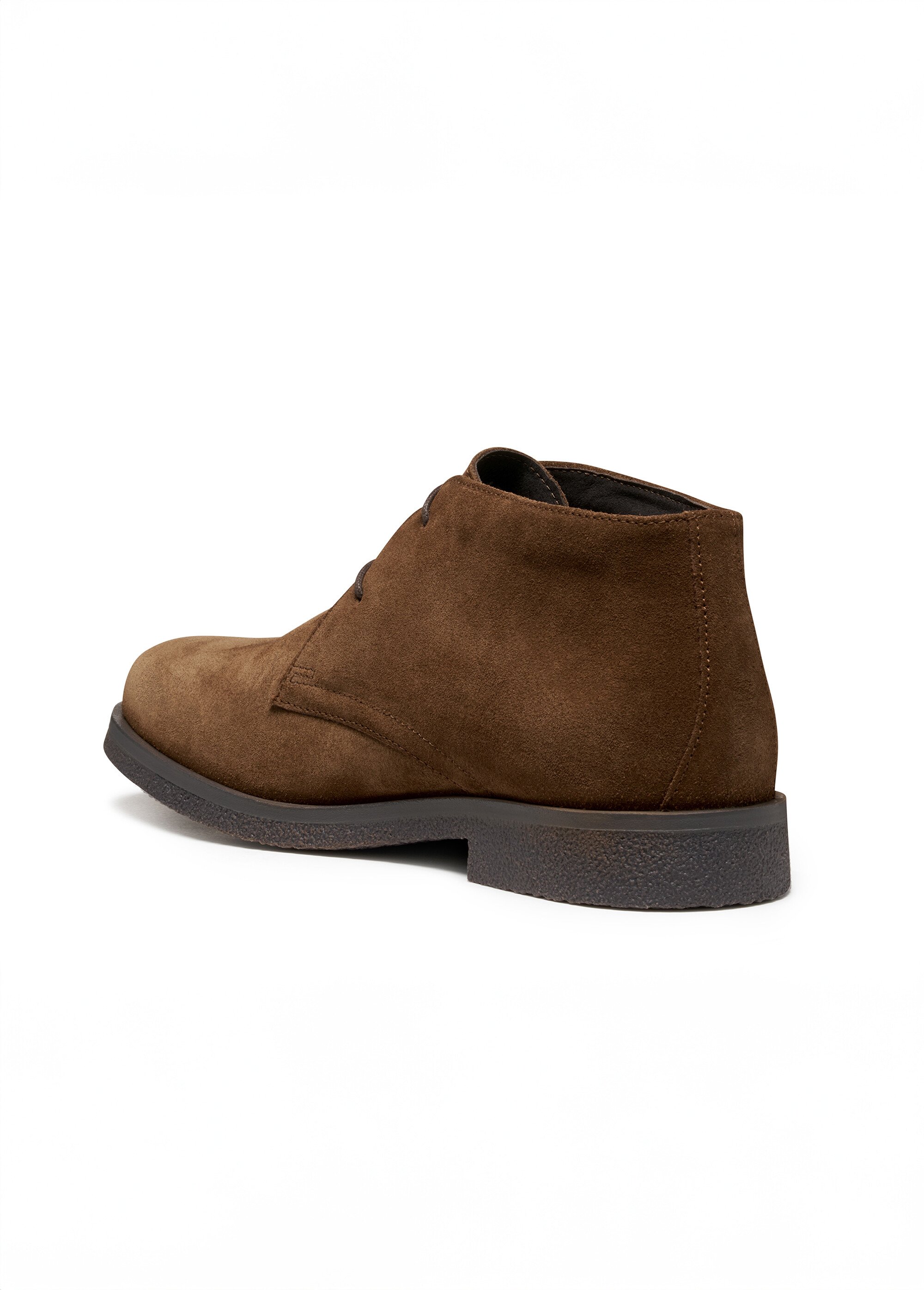 Bottines à lacets style desert boots Homme Marron GEO-U0458A DO1