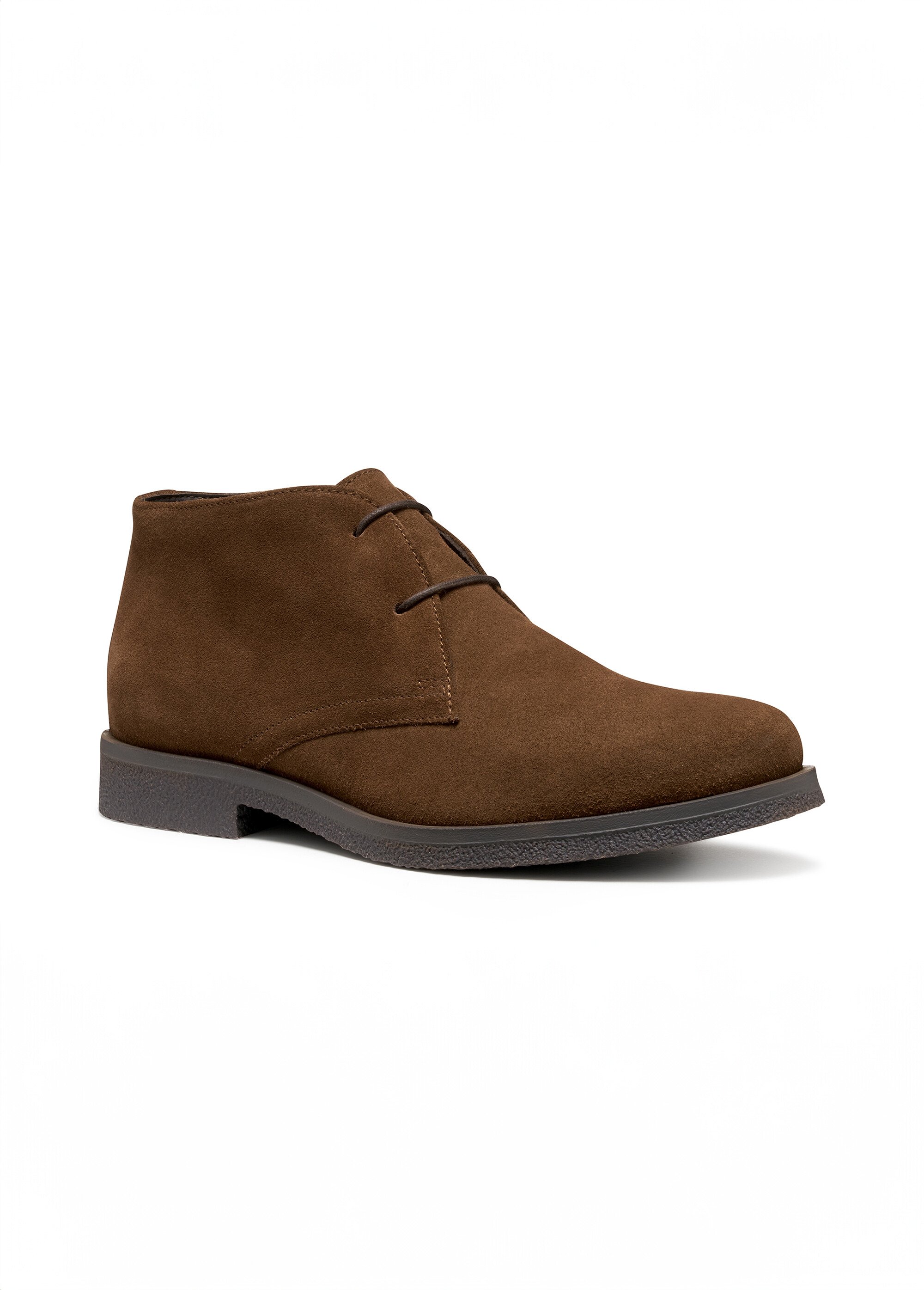 Bottines à lacets style desert boots Homme Marron GEO-U0458A FA1