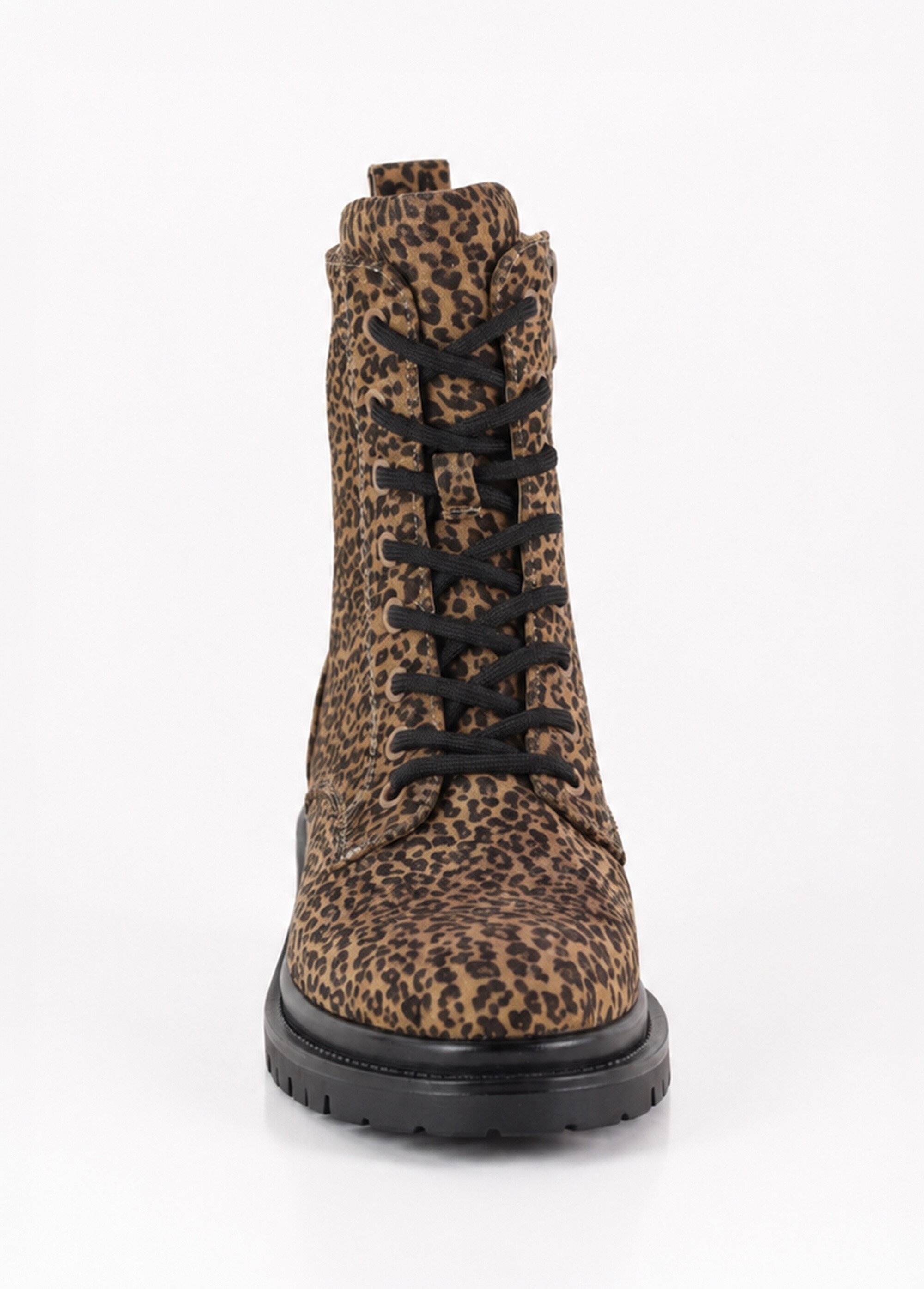 Bottines fantaisie style Combat boots Femme Marron JP-TDF5539 FA1