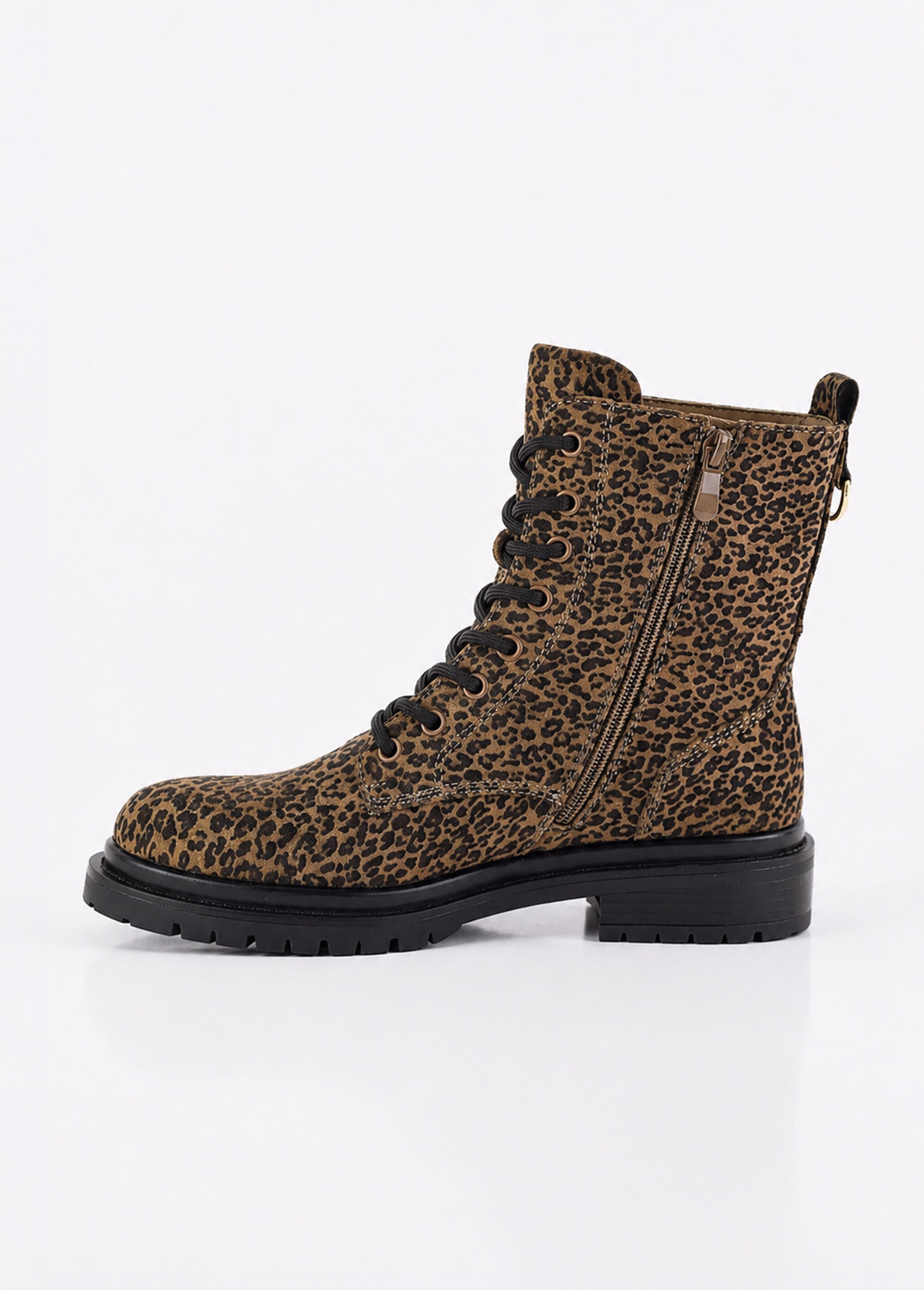 Bottines fantaisie style Combat boots Femme Marron JP-TDF5539 GA1