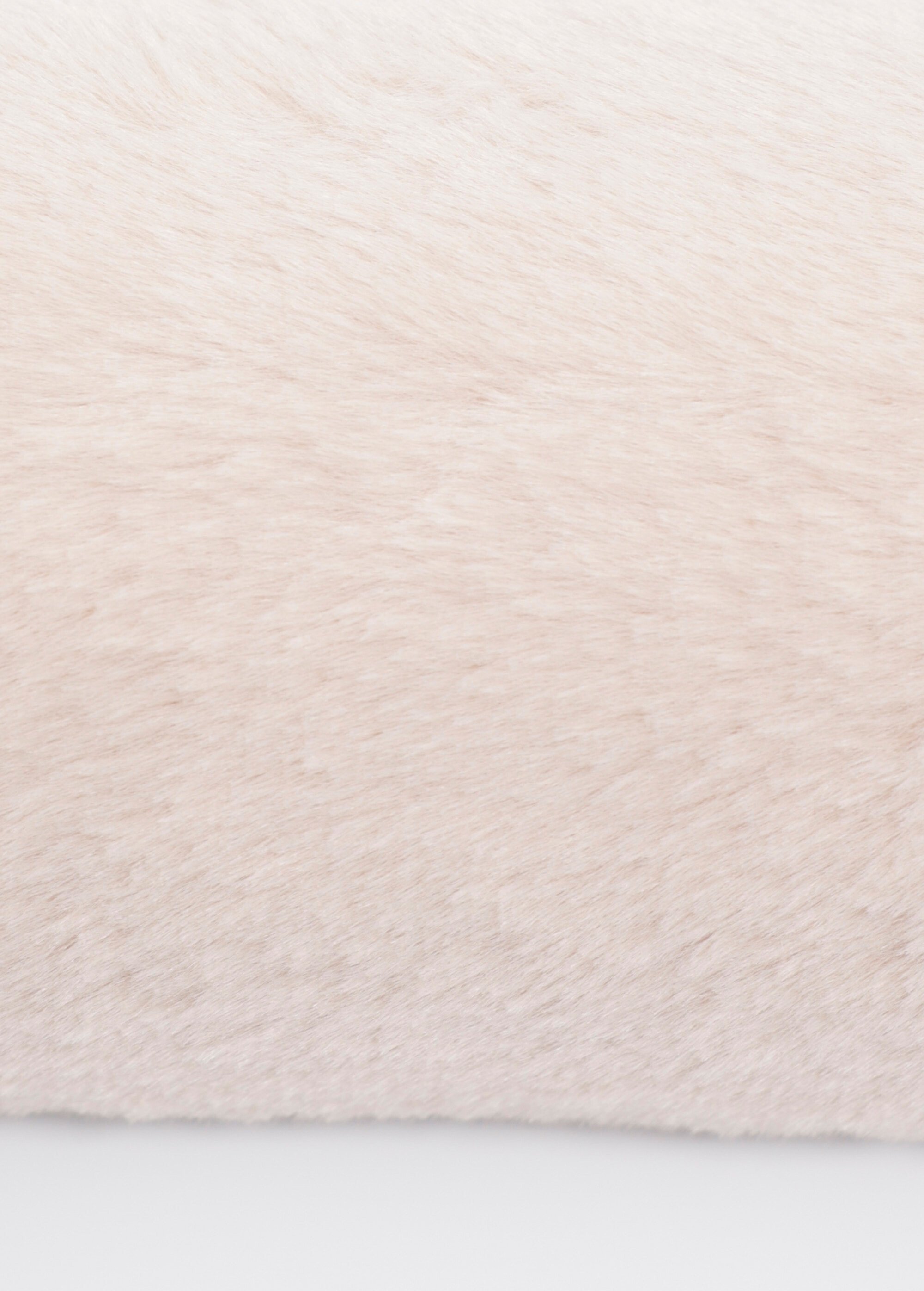 Boudin bas de porte en fausse fourrure