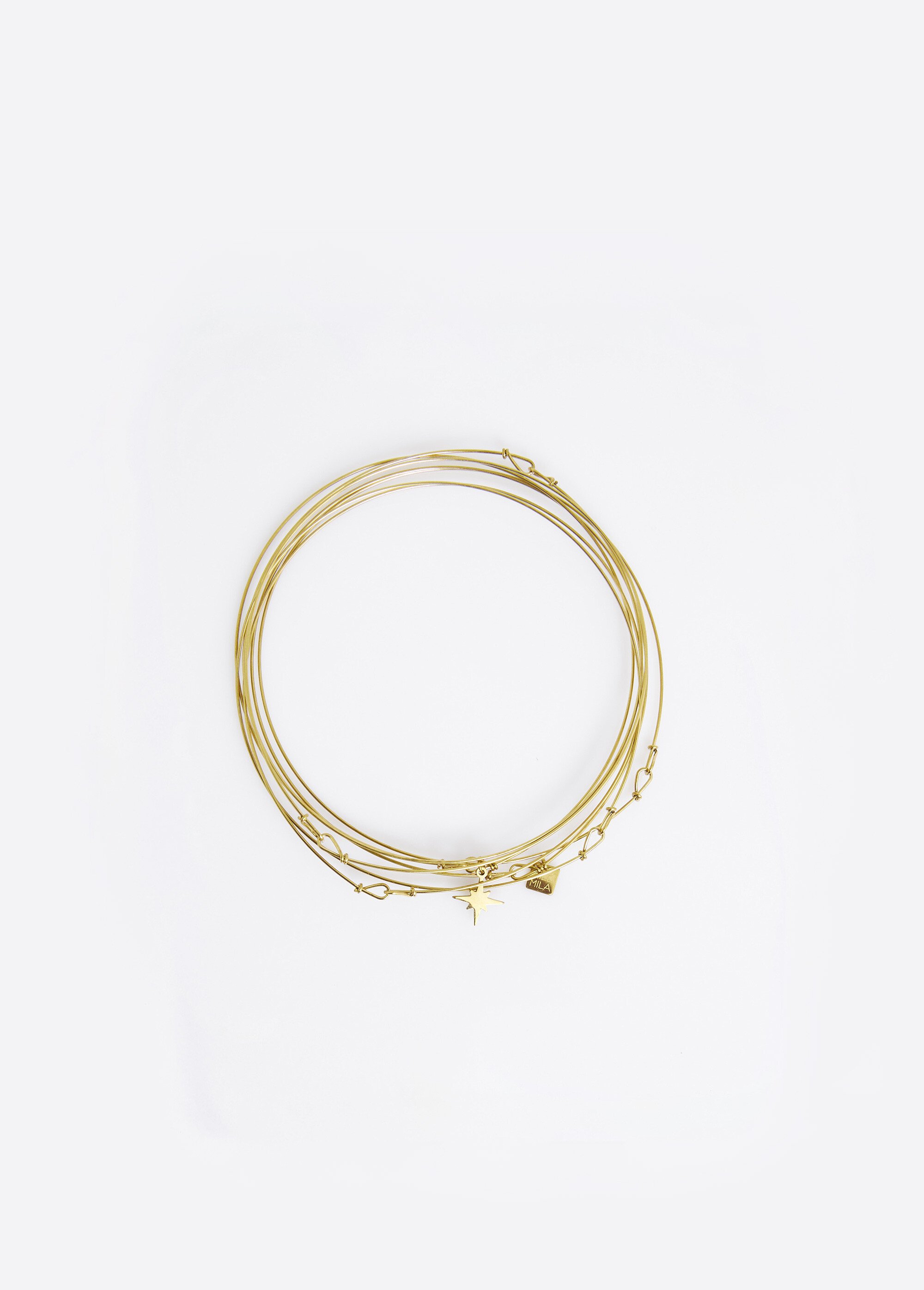 Bracelets semainier en acier inoxydable Doré MILM19B122 FA1