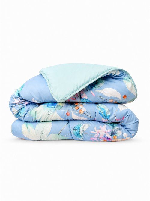 Couette microfibre double face 400 g/m² Bleu RECITATION DE1
