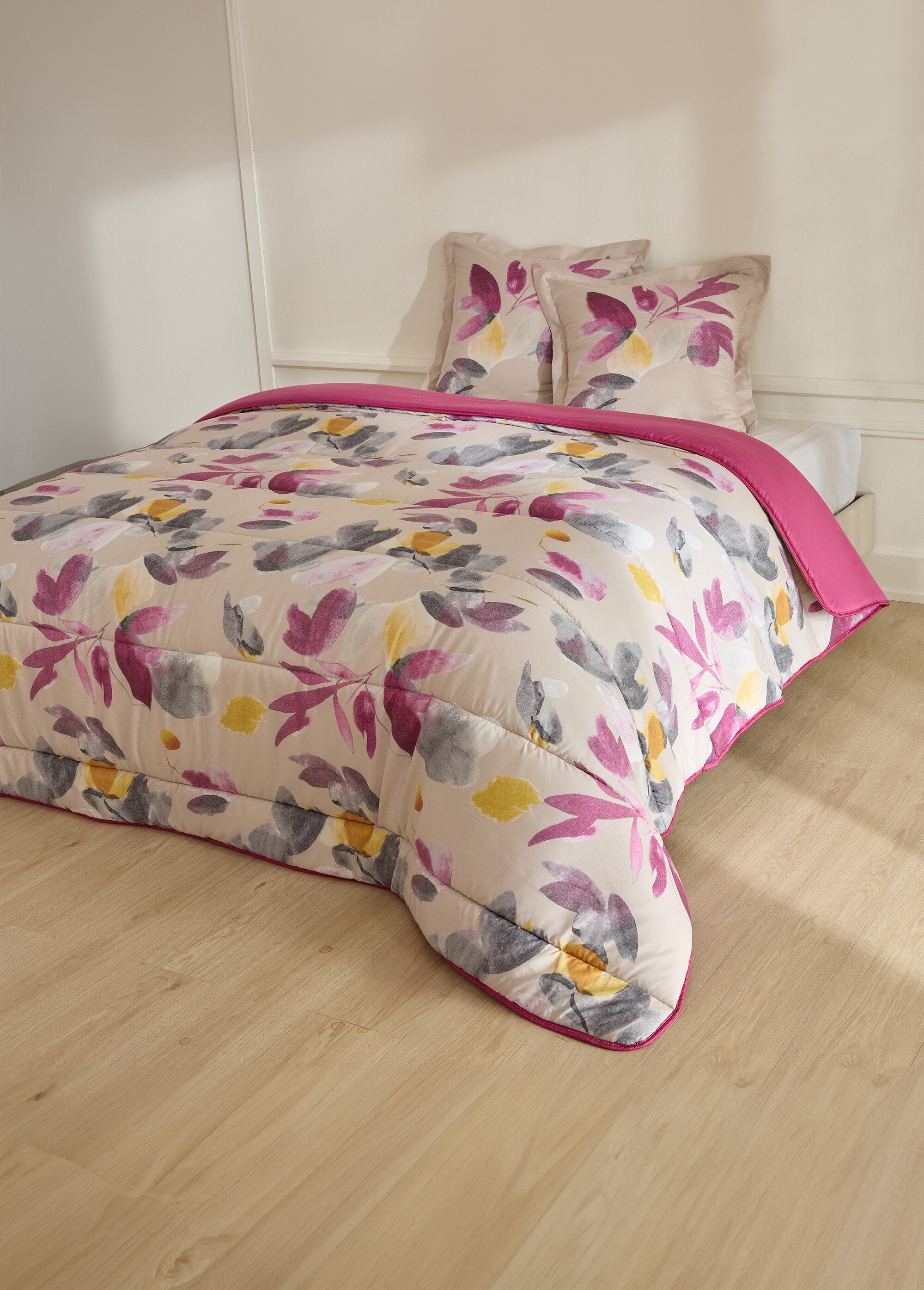 Couette microfibre double face 400 g/m² Bleu RECITATION FA1