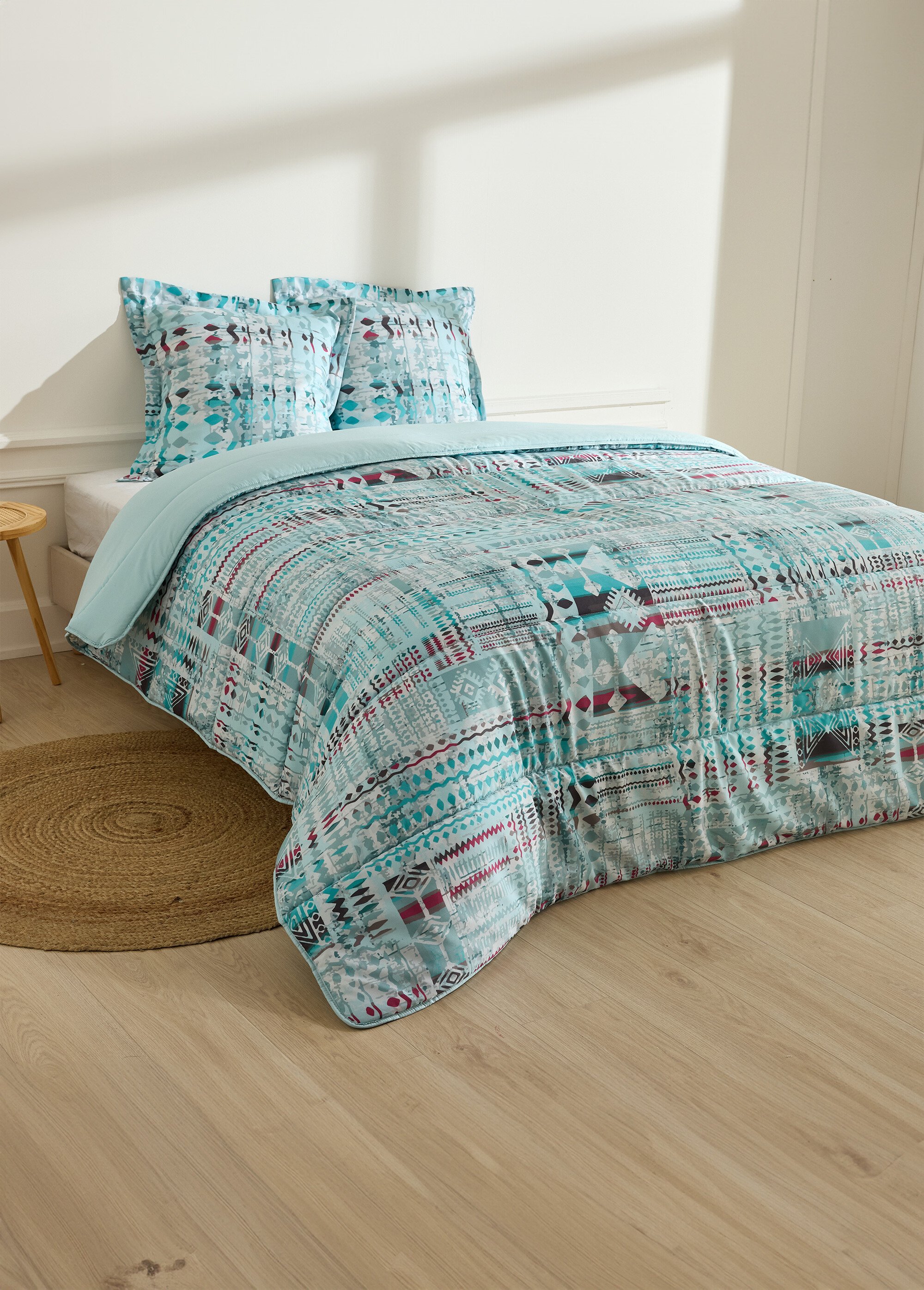 Couette microfibre double face 400 g/m² Orange RECITATION FA1