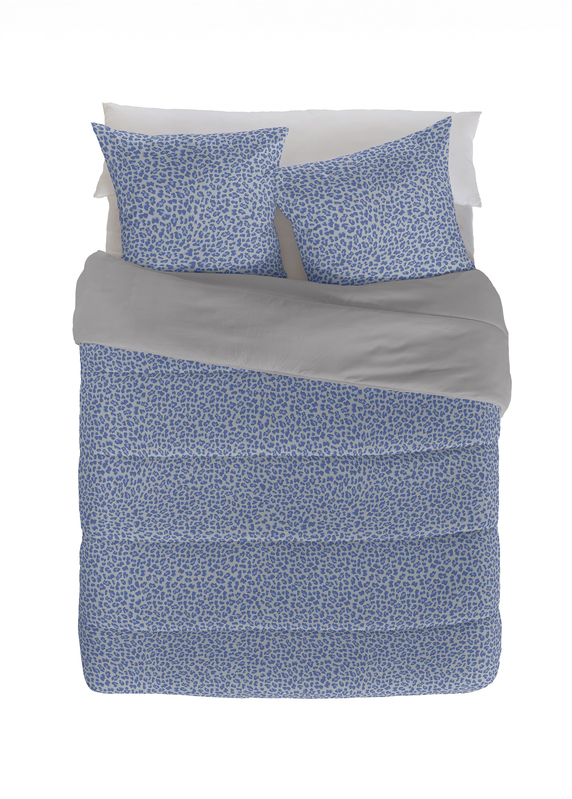 Couette microfibre double face 400 g/m² Bleu RECITATION DE1