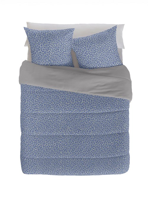 Couette microfibre double face 400 g/m² Bleu RECITATION DE1