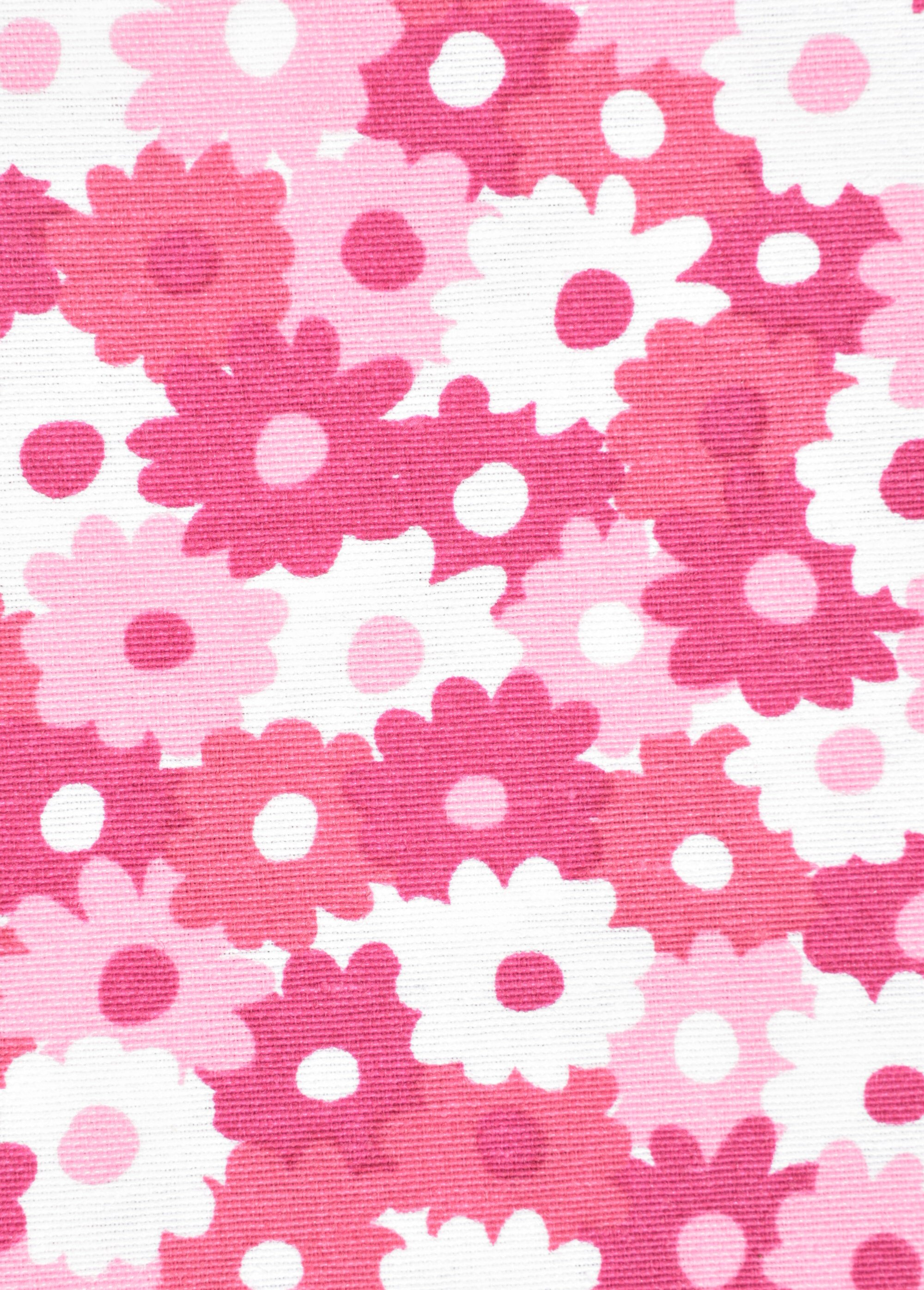 Coupon tissu déco Flower R2, 3x1,4m ROSE COT149847 DE2