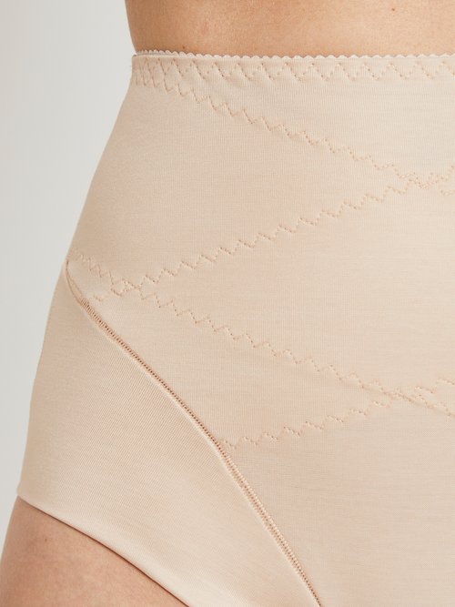 Culotte gainante taille haute Femme Beige DELAI DE1