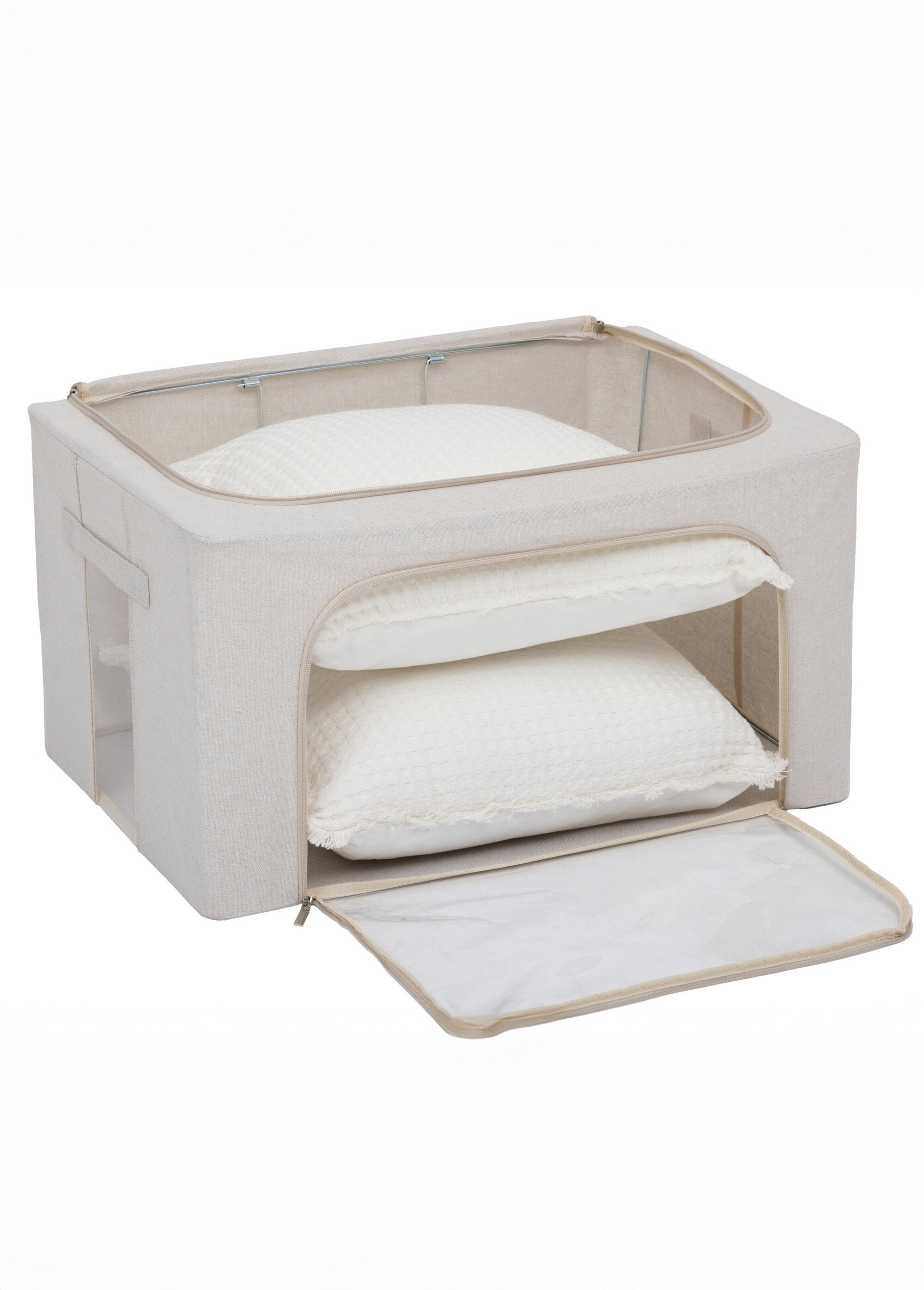 Housse rangement double ouverture, 60cm Beige JJA-203153 DE2