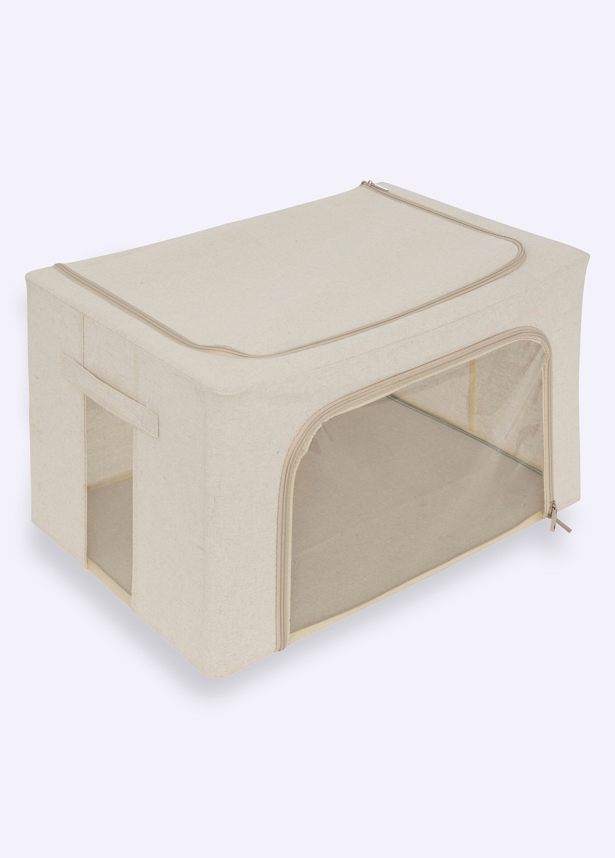 Housse rangement double ouverture, 60cm Beige JJA-203153 FA1