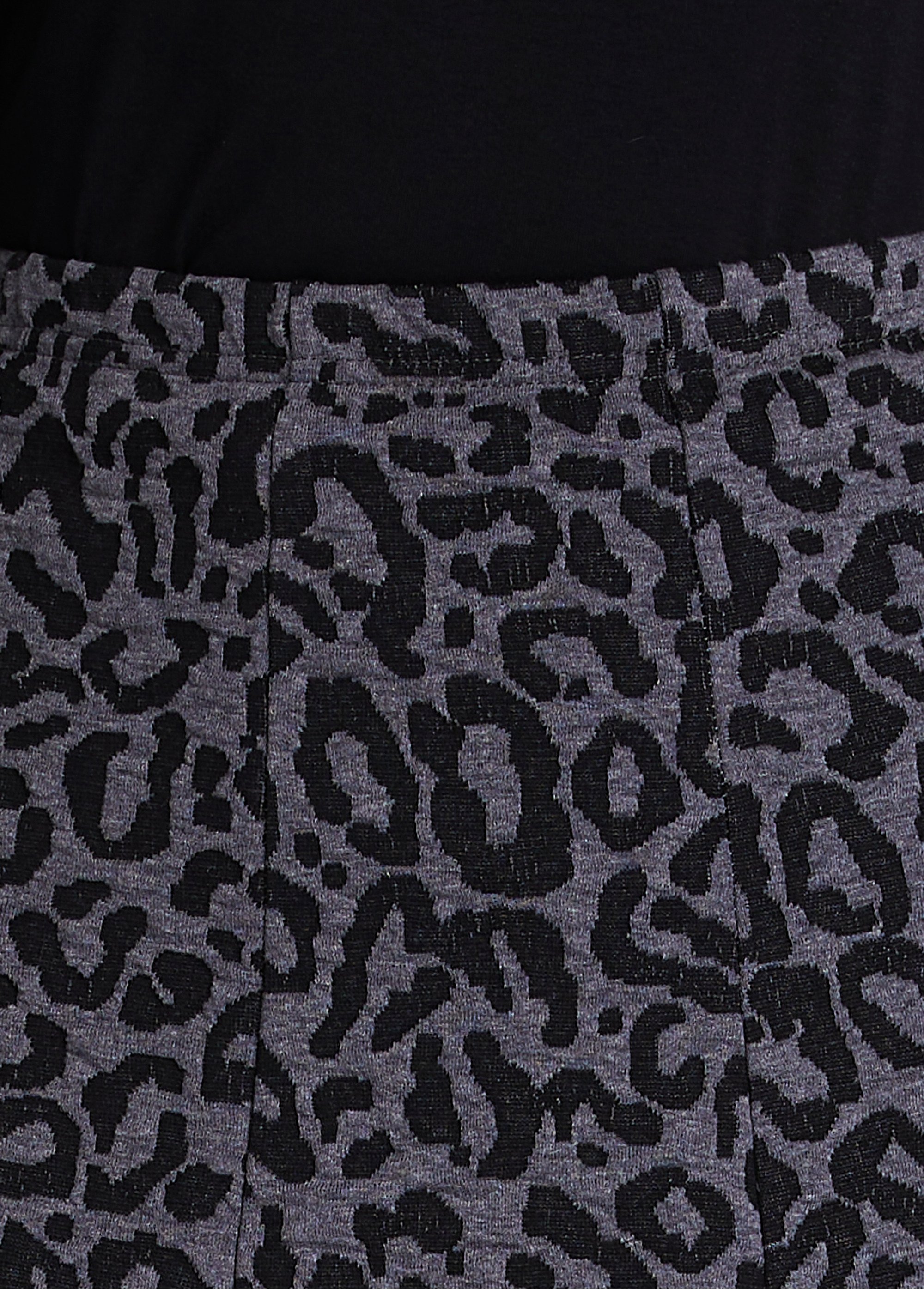 Jupe longue évasée maille jacquard Femme Gris LOURDISE DE1