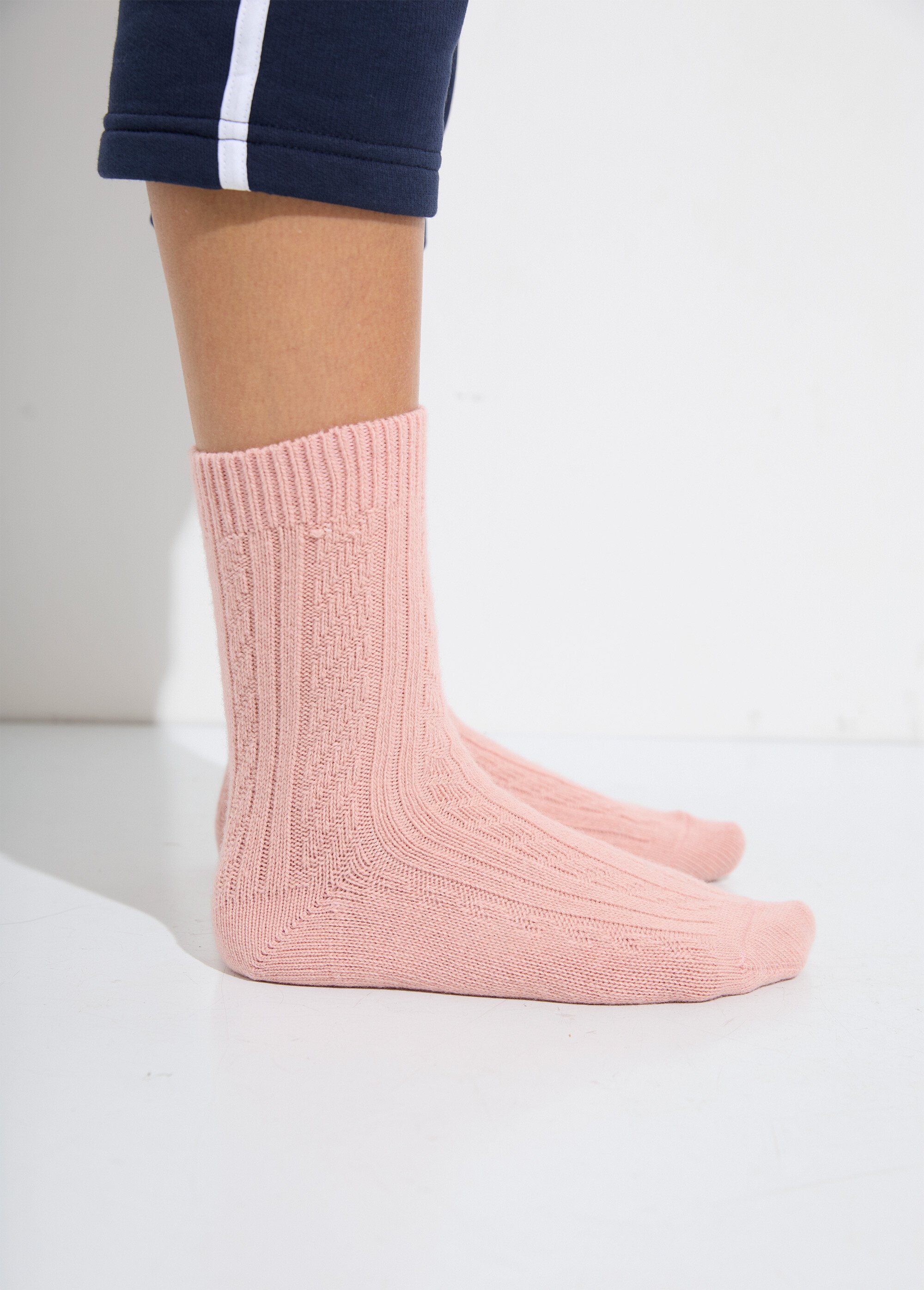 Chaussettes avec laine et cachemire