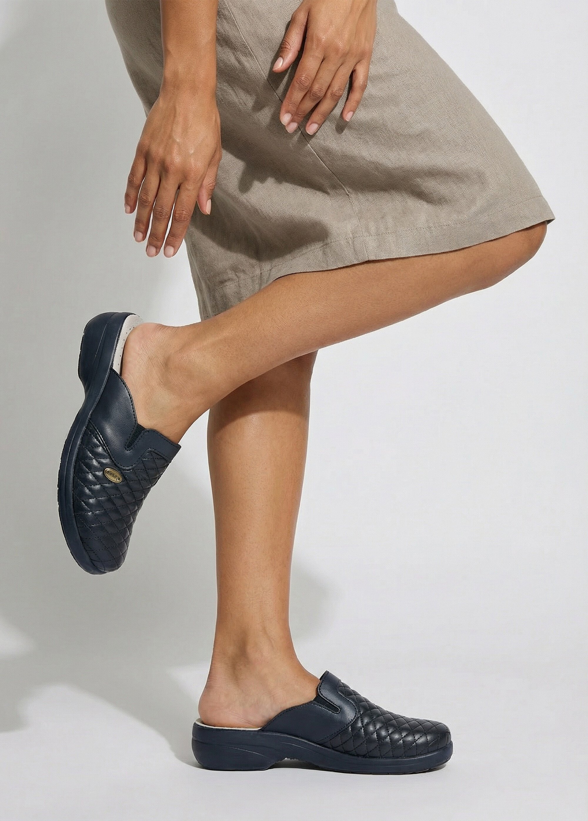 Sabots mixtes grande largeur Femme Bleu ORBI SI1