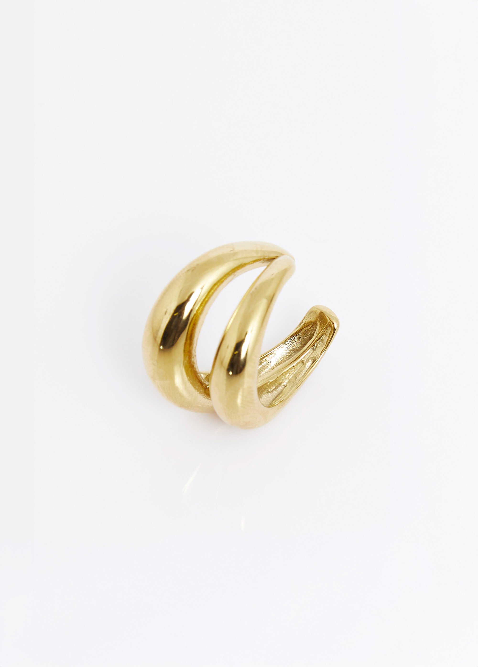 Bague double rang en acier inoxydable