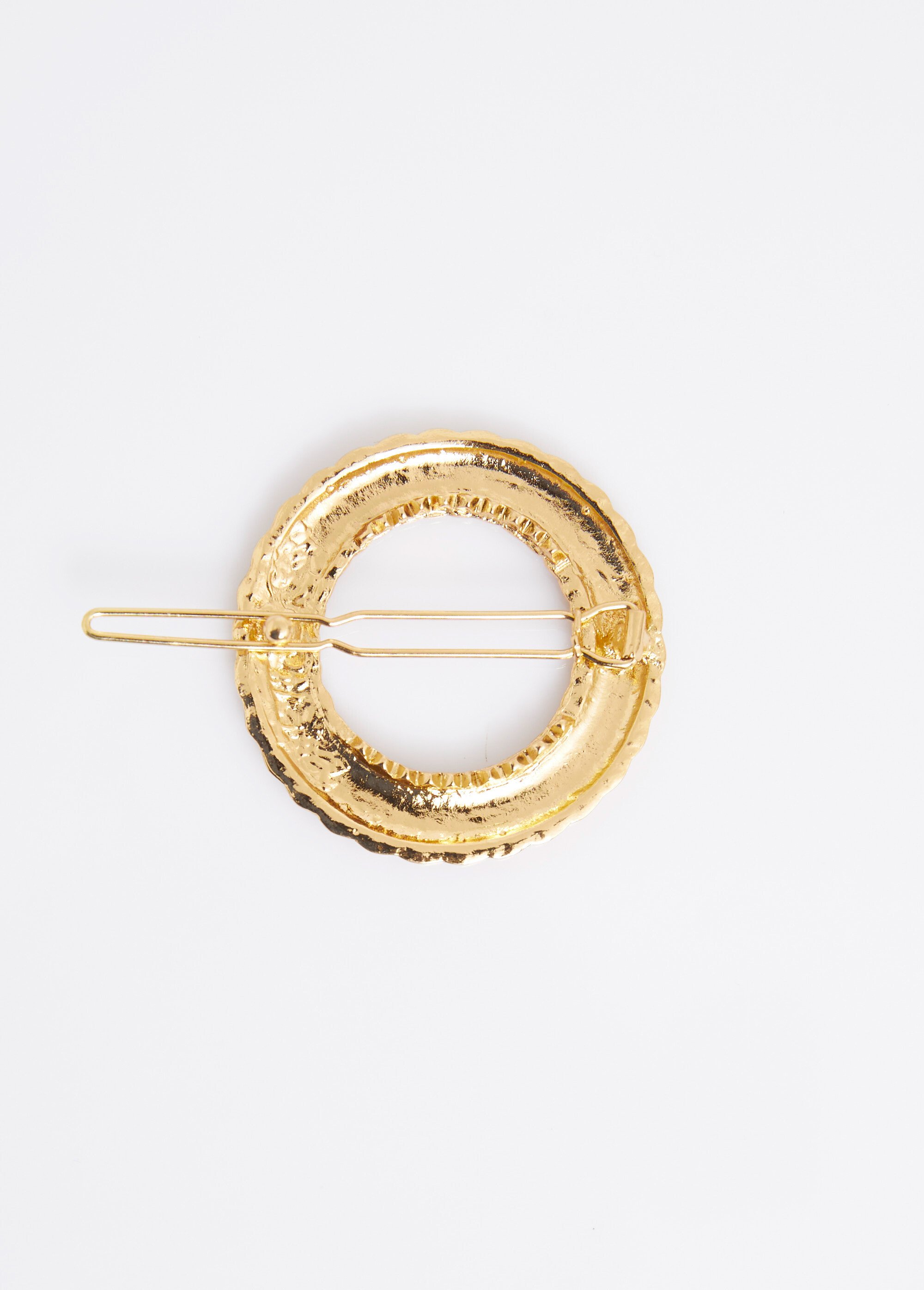 Barrette tourbillon acier inoxydable