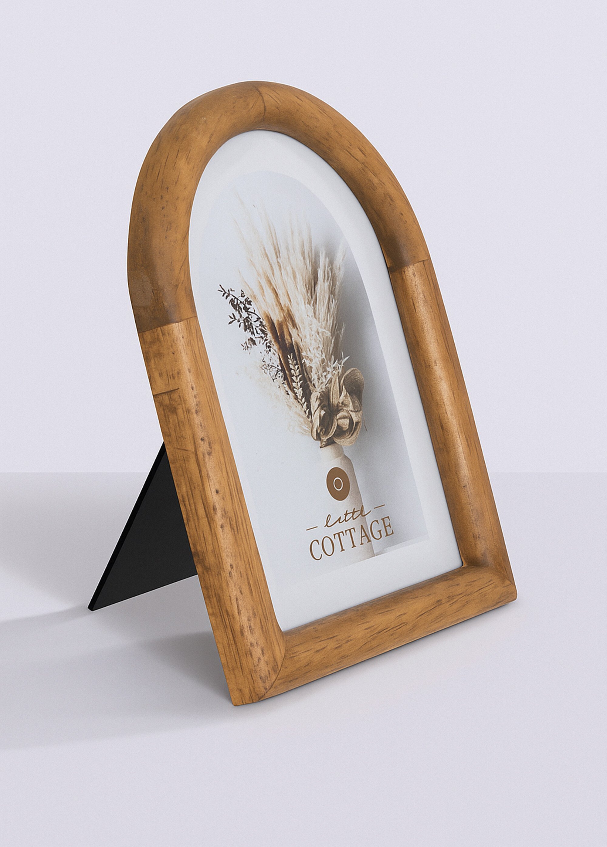 Cadre photo en bois, forme arche Marron JJA-203543 FA1