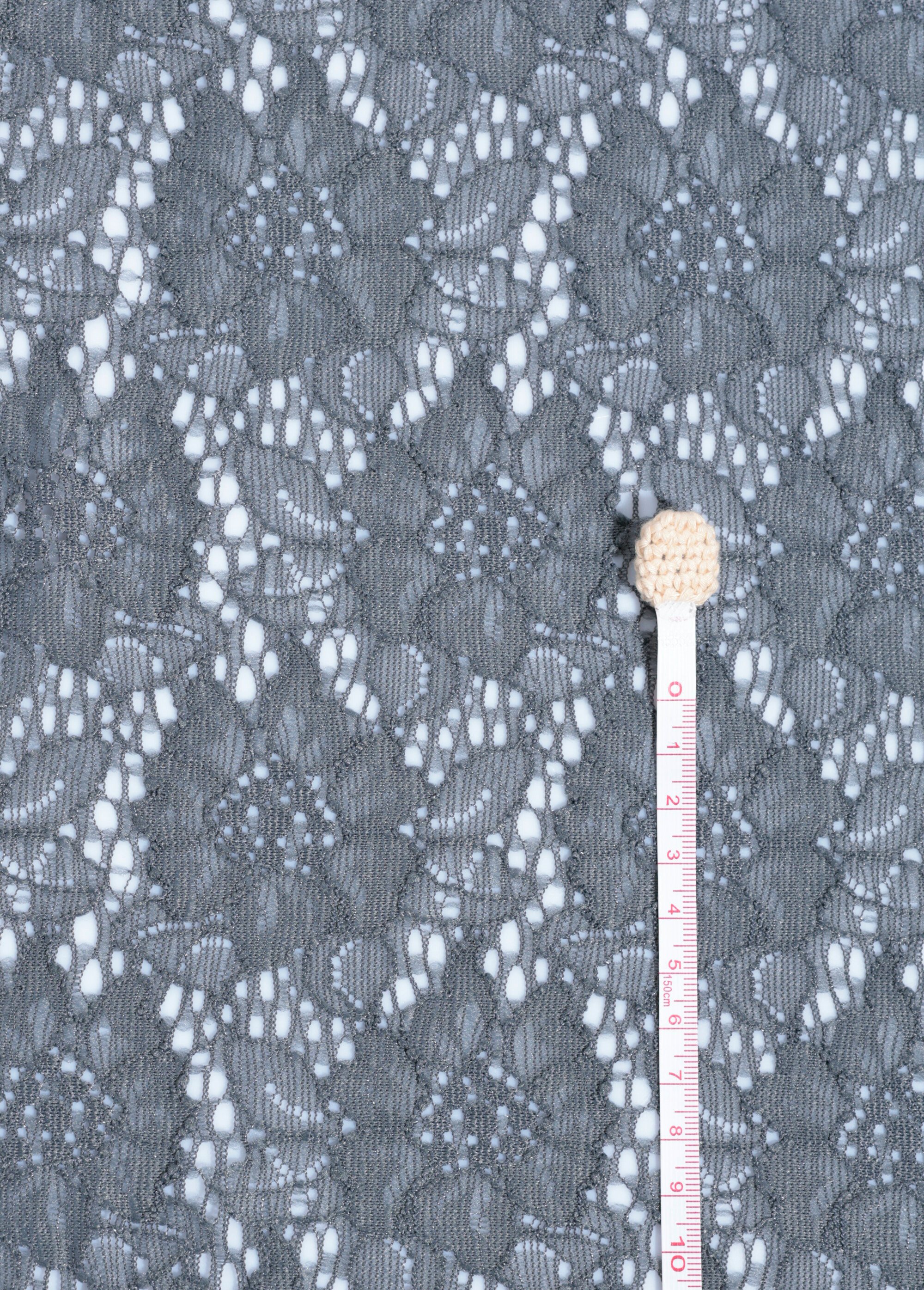 Coupon dentelle fleurie type Leavers, 2G