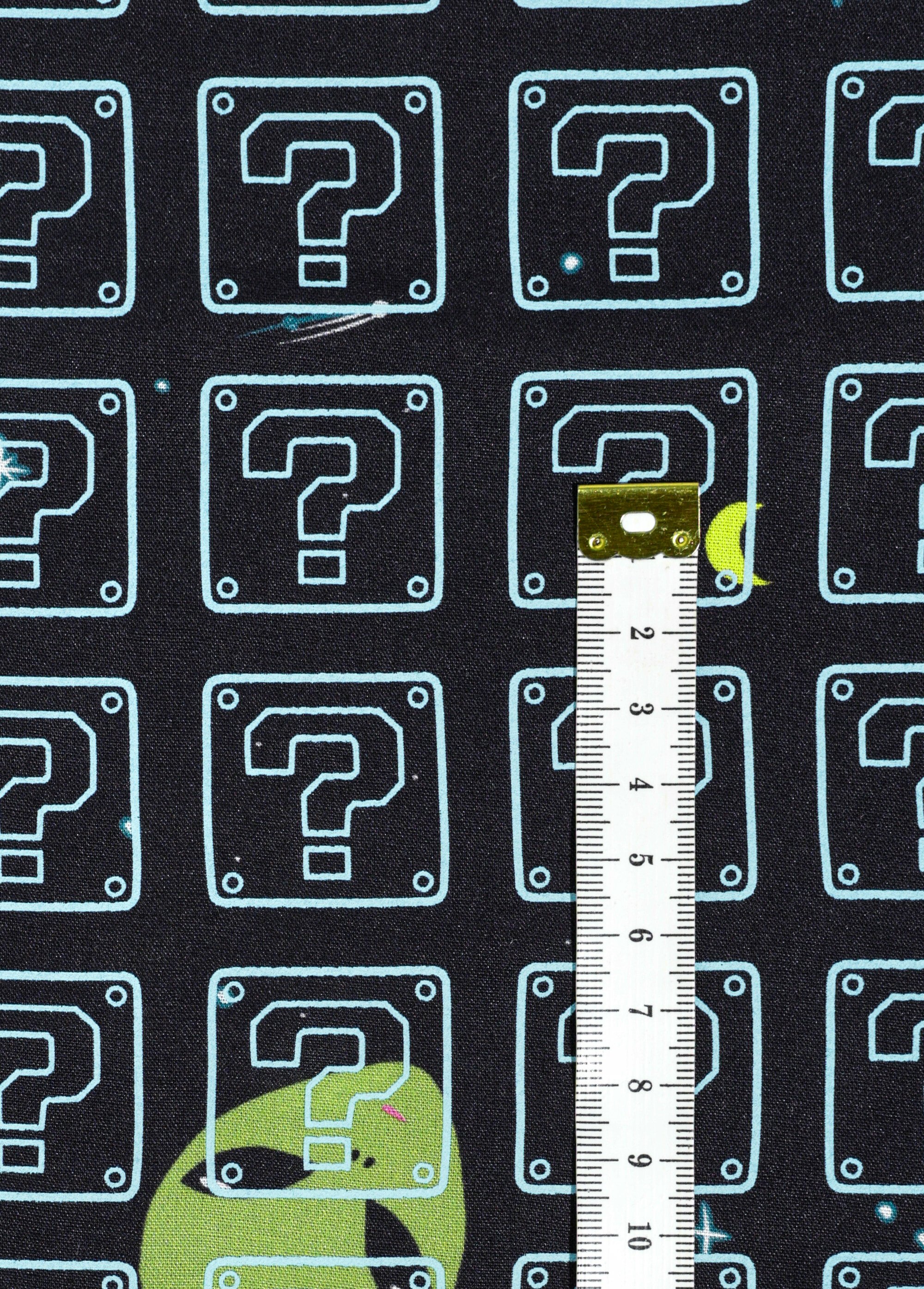 Coupon tissu habillement, Aliens 2T NOIR COT112640 DE1