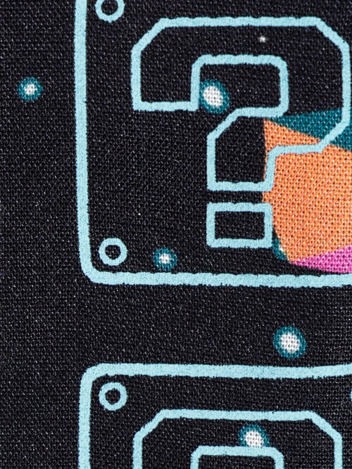 Coupon tissu habillement, Aliens 2T NOIR COT112640 DE2