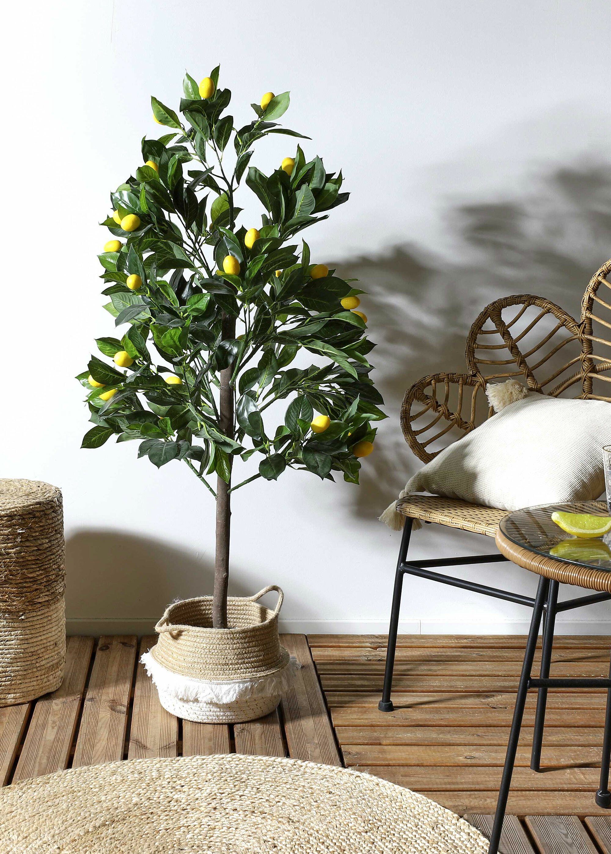 Grande plante artificielle citronnier Vert CMP-HD4153 SI1