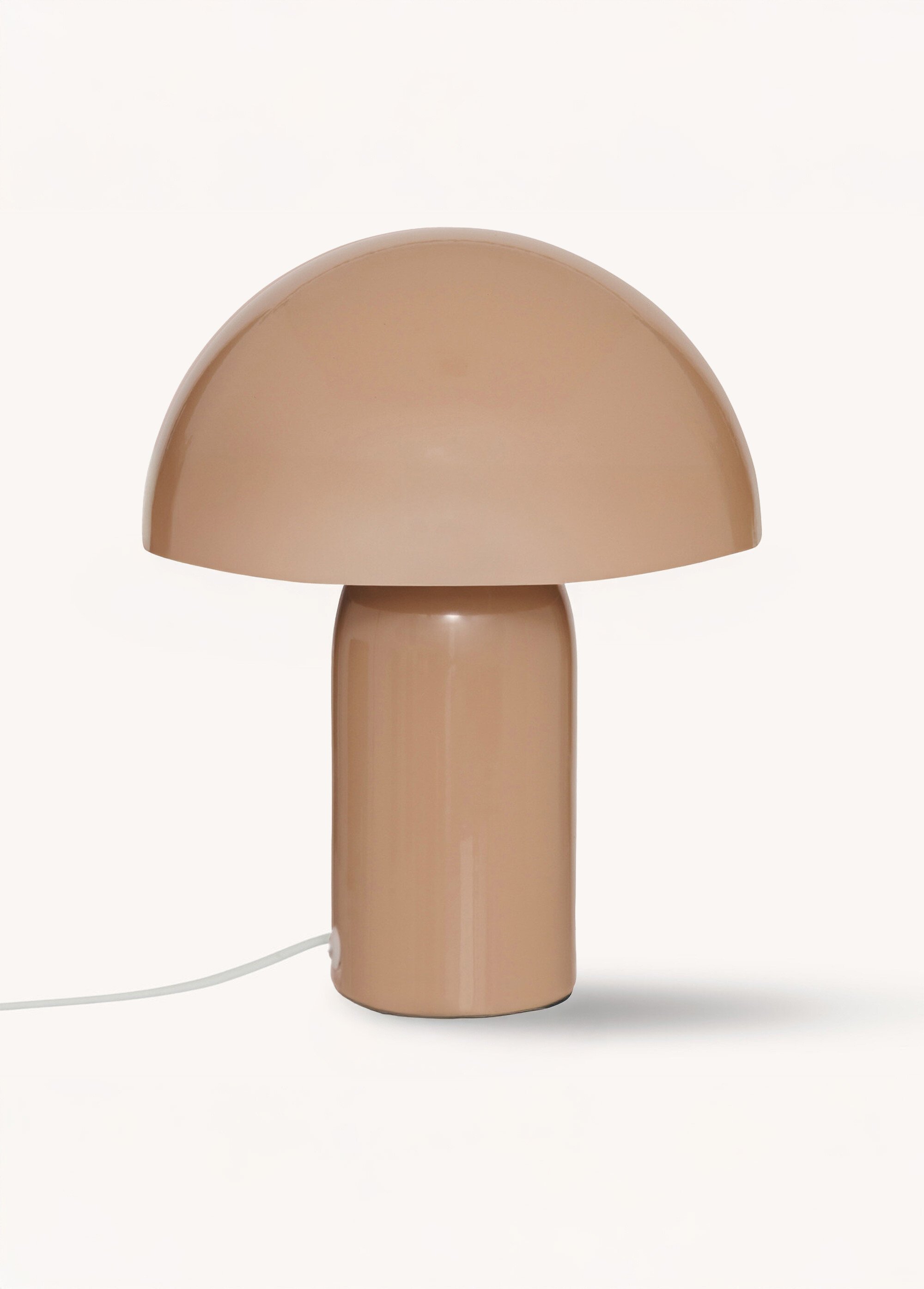 Lampe en acier forme champignon, clair1 BEIGE JJA-210363C FA1