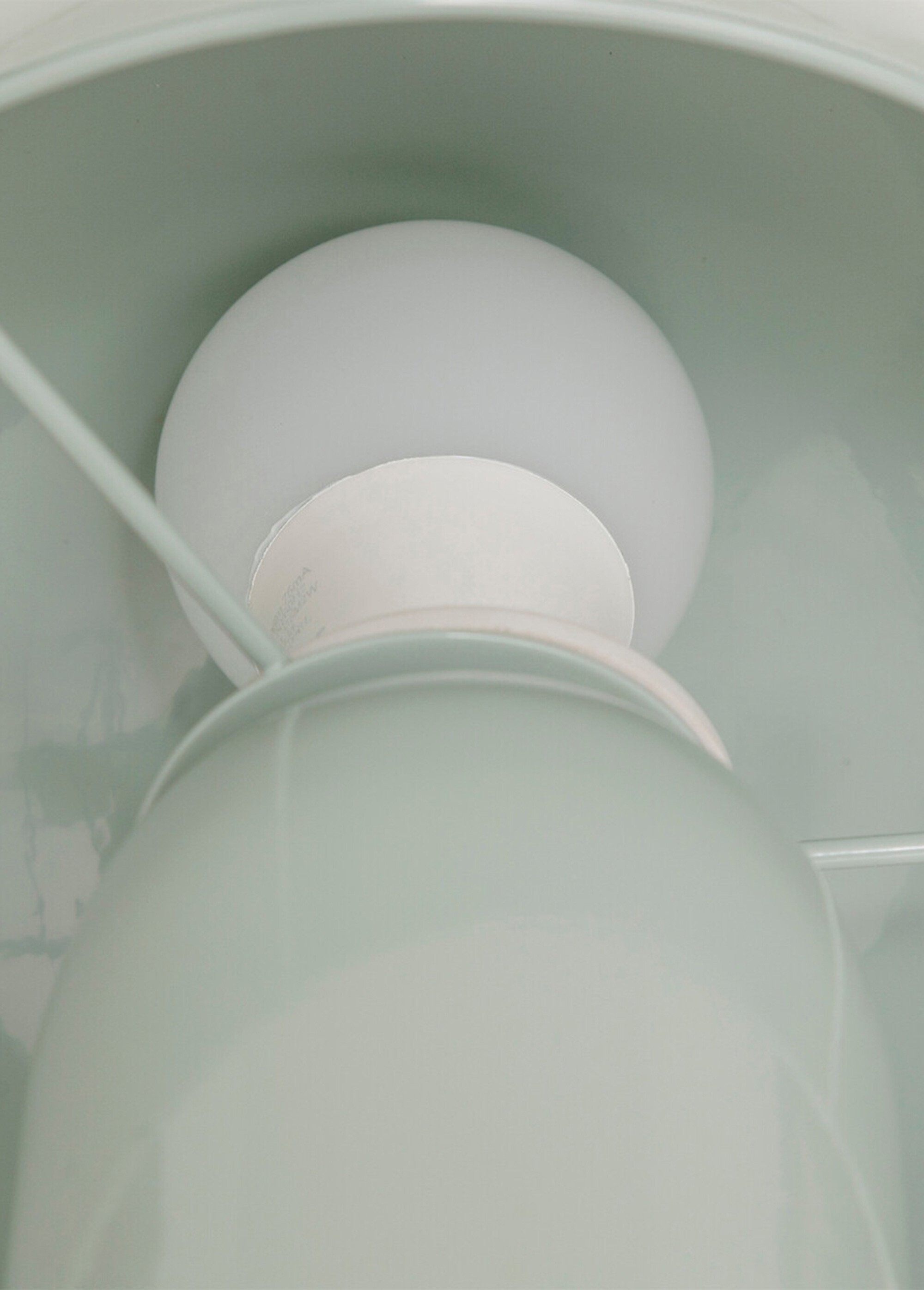 Lampe en acier forme champignon, clair1
