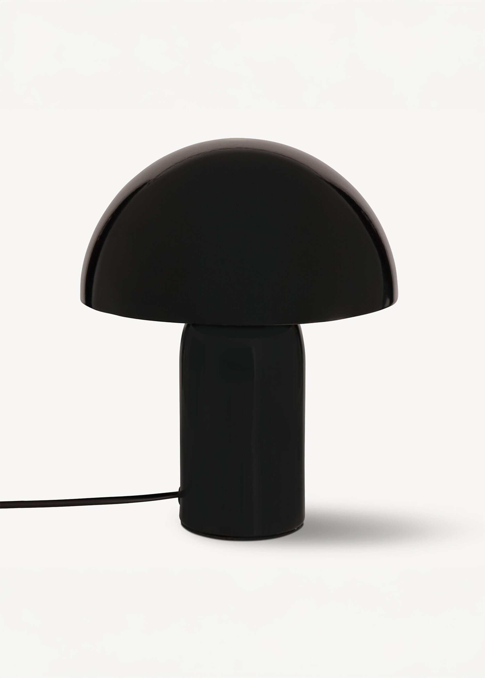 Lampe en acier forme champignon, clair1 NOIR JJA-210363C FA1