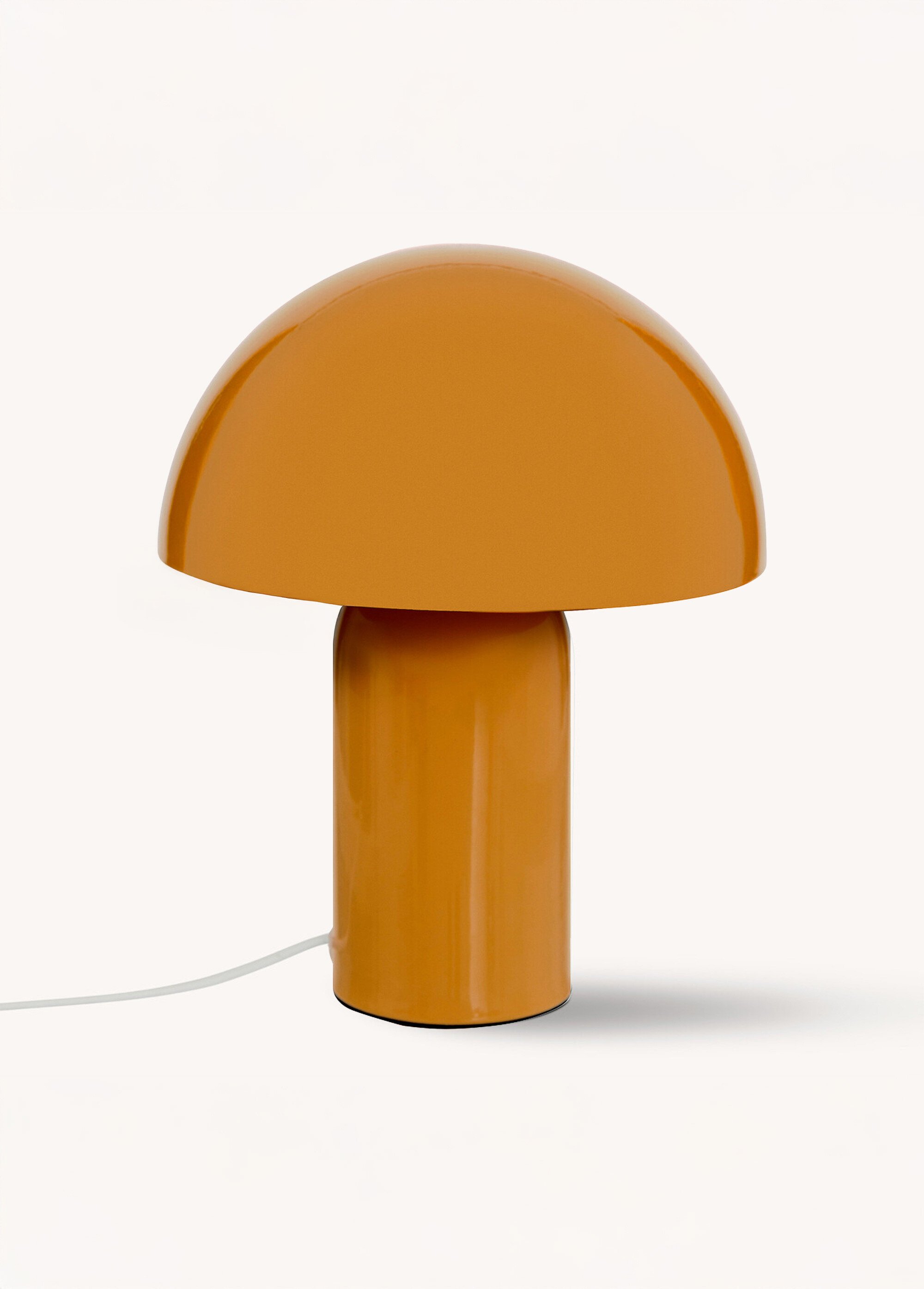 Lampe en acier forme champignon, clair1