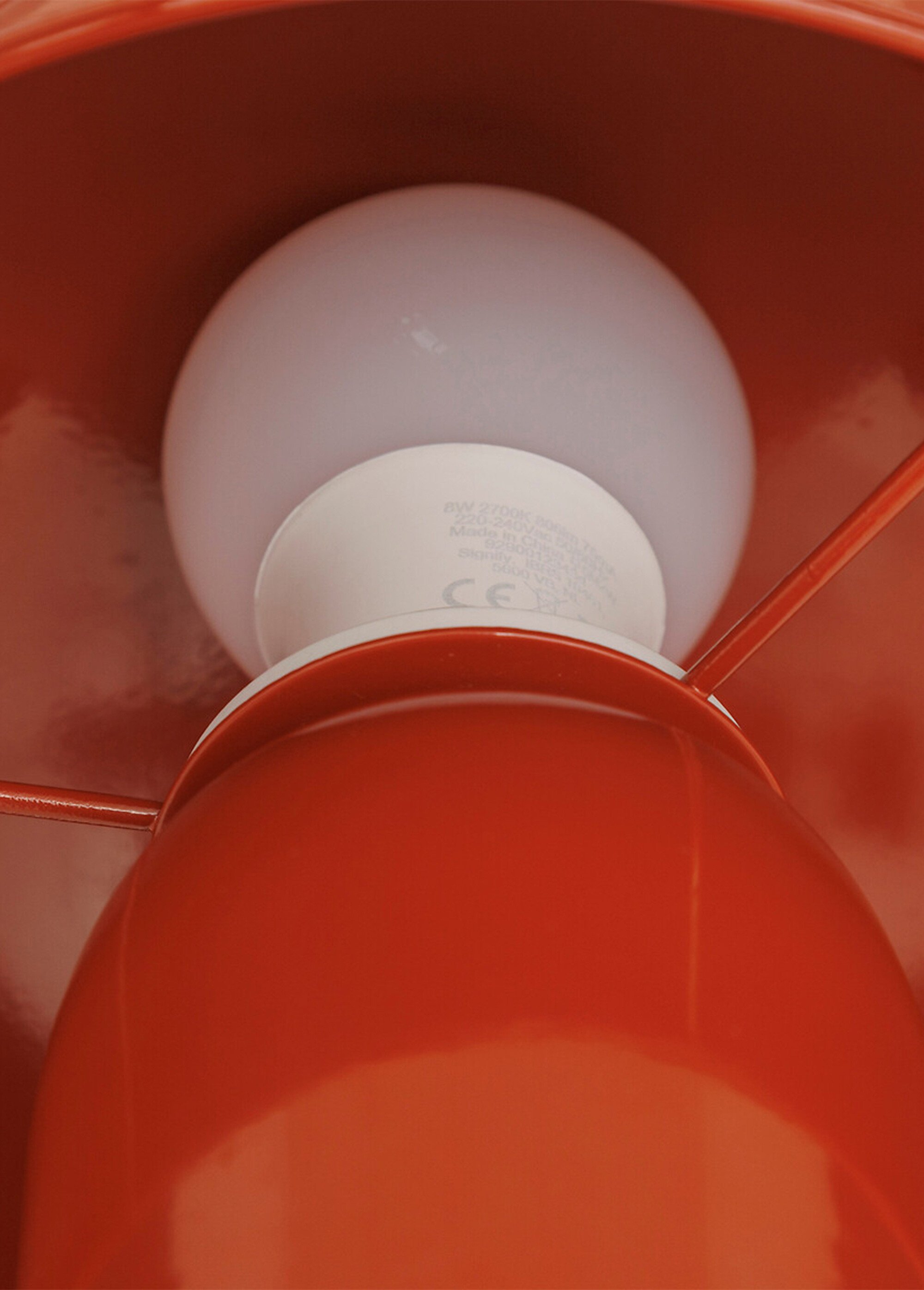 Lampe en acier forme champignon, clair1 TERRACOTA JJA-210363C DE1