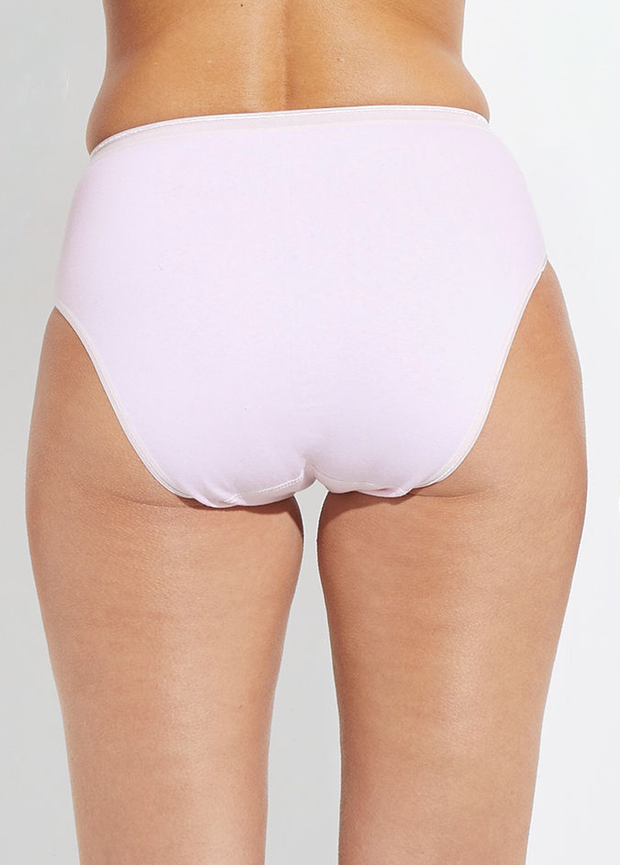 Lot de 2 culottes légèrement échancrées Femme Rose DOUCINE DO1