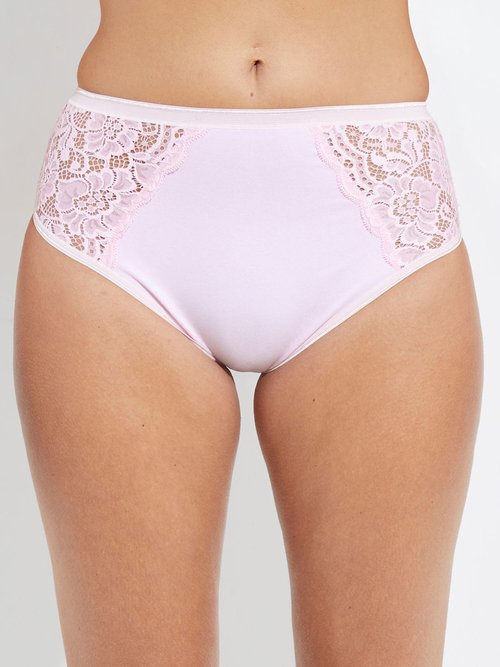 Lot de 2 culottes légèrement échancrées Femme Rose DOUCINE FA1